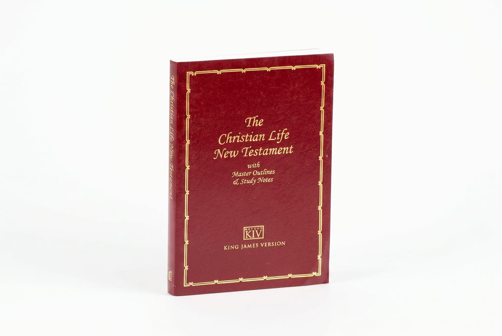 Studio photo of The Christian Life New Testament in hero