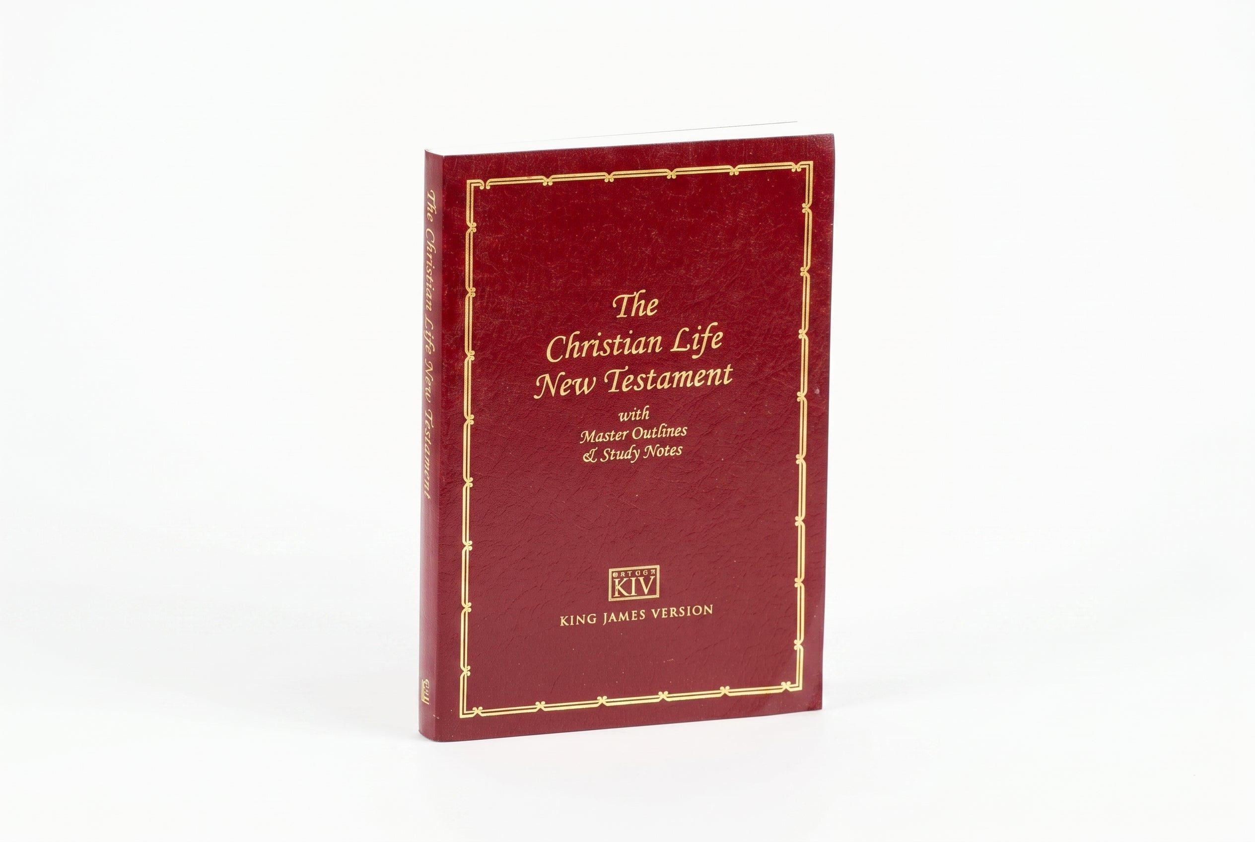 Studio photo of The Christian Life New Testament in hero