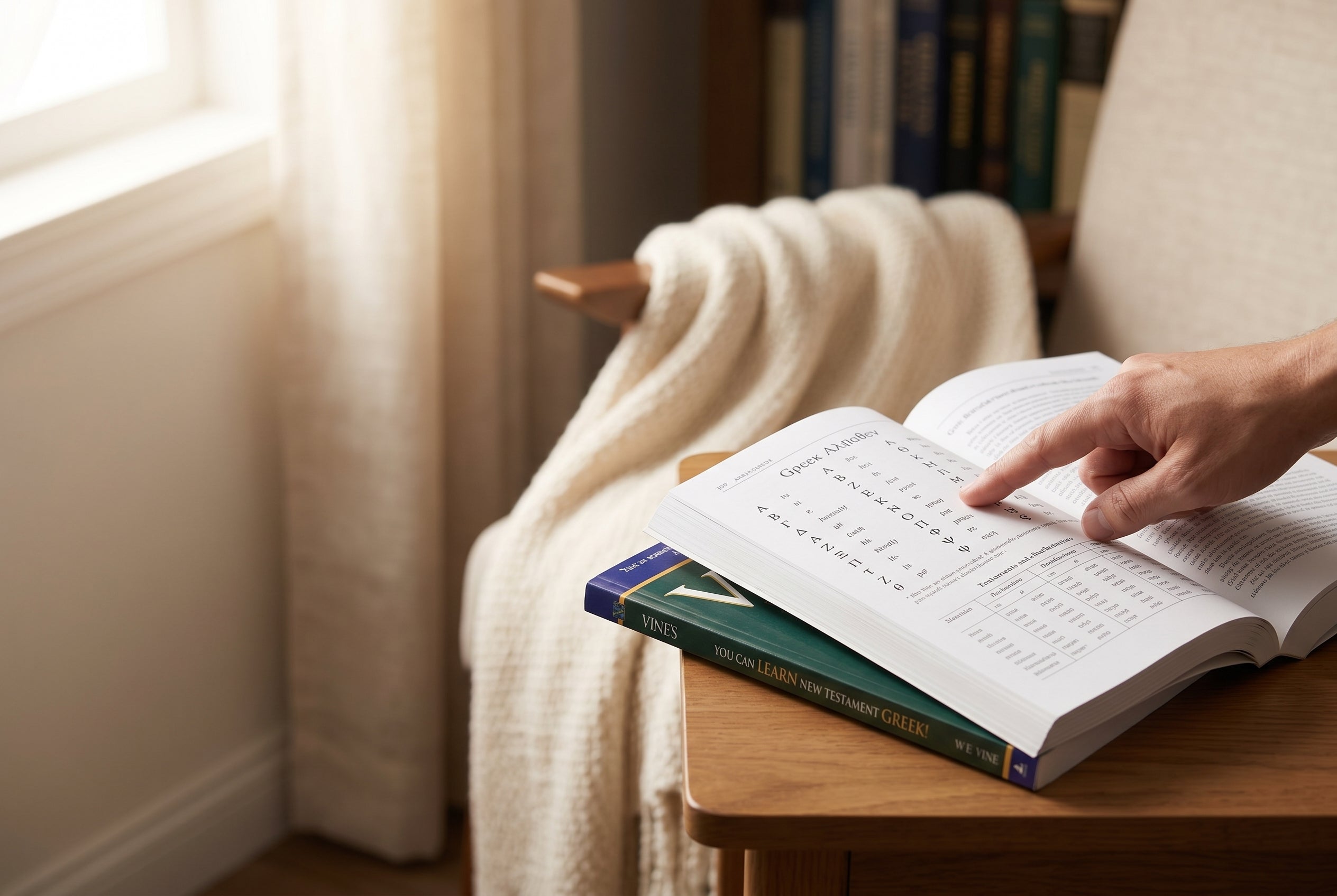 Studio photo of Vine's: You can Learn New Testament Greek, An Easy Teach Yourself Guide in detail