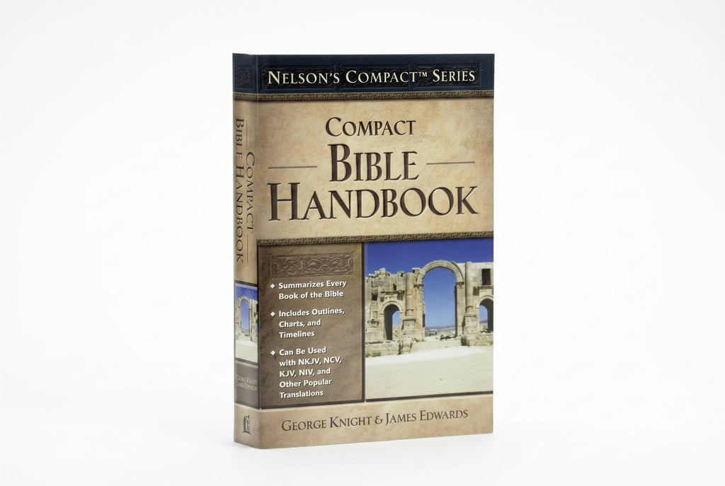 Studio photo of Nelson's Compact Bible Handbook in hero