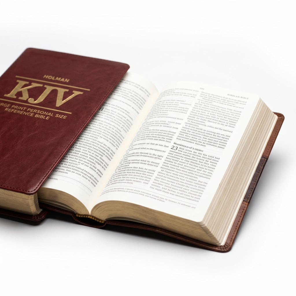 KJV Large Print Personal Size Reference | Christian Bible Service + A Boy After God's Own Heart Acti