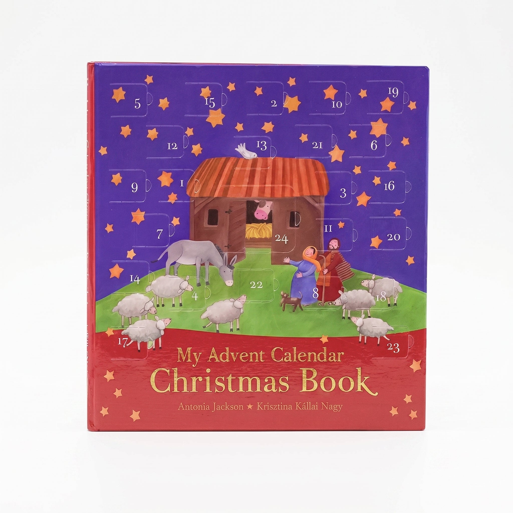 Studio photo of My Advent Calendar Christmas Book in hero