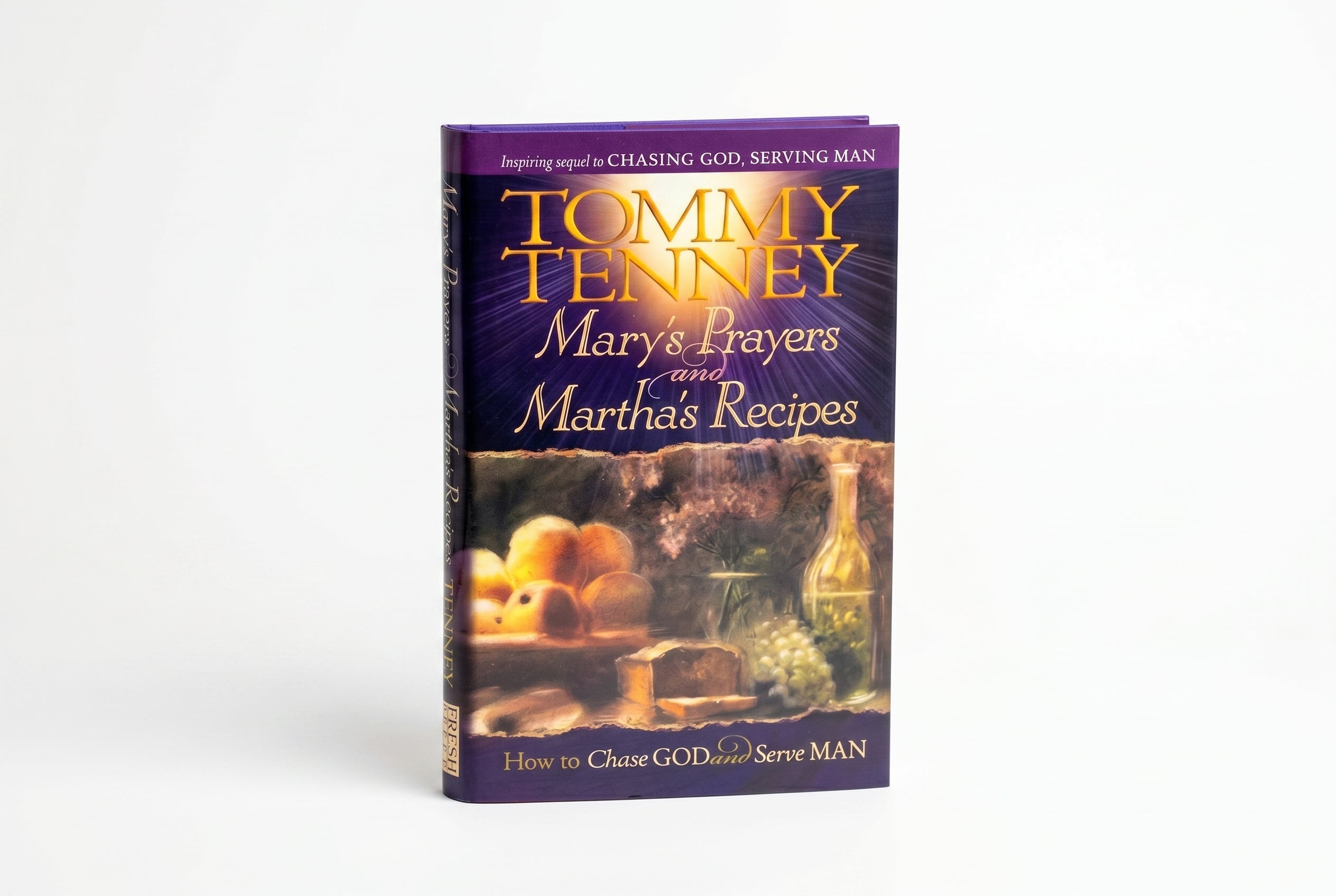 Studio photo of Mary's Prayers and Martha's Recipes in hero