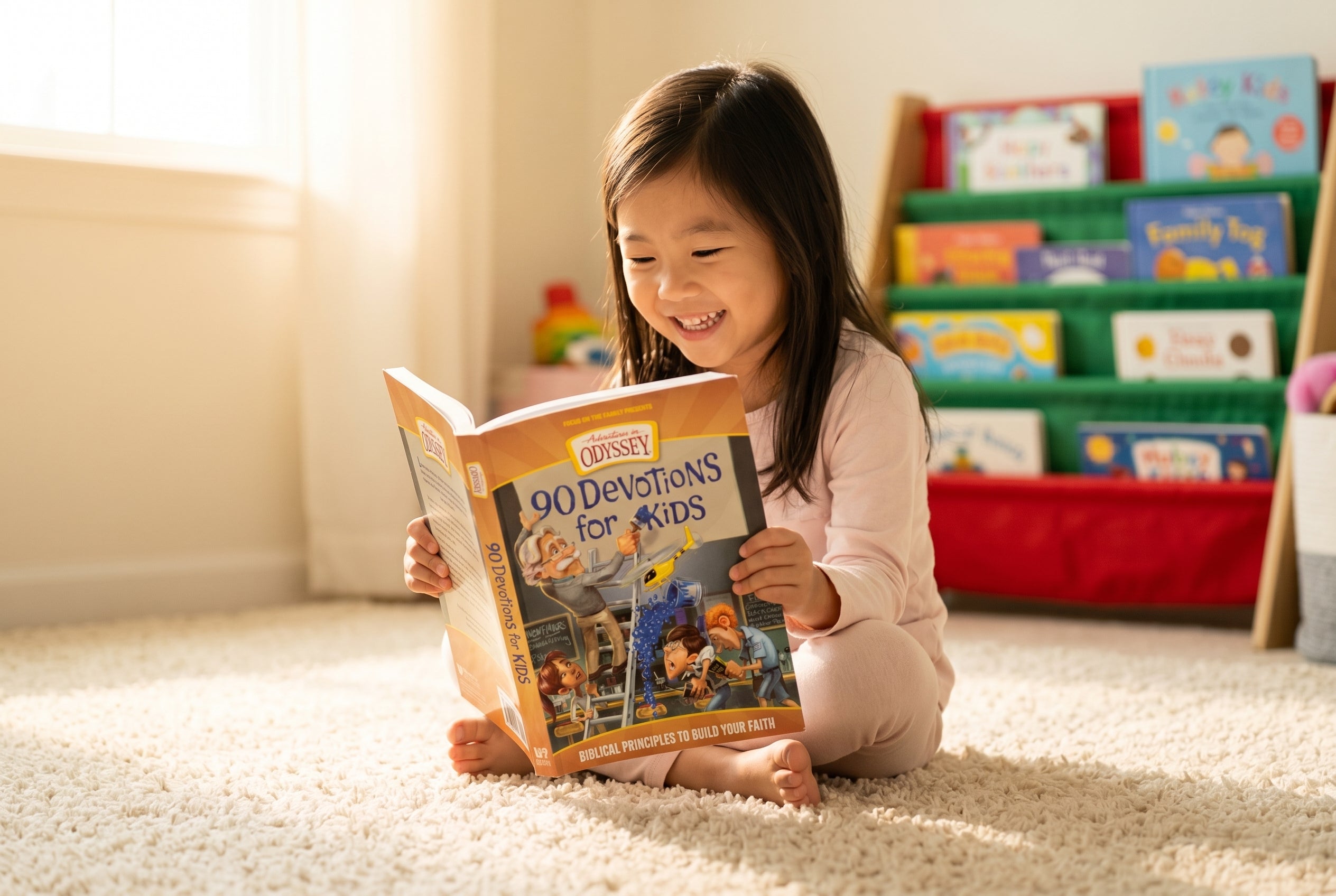 Studio photo of 90 Devotions for Kids in lifestyle