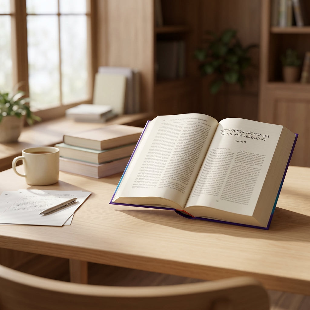 Studio photo of Theological Dictionary of the New Testament, Volume 4 in lifestyle