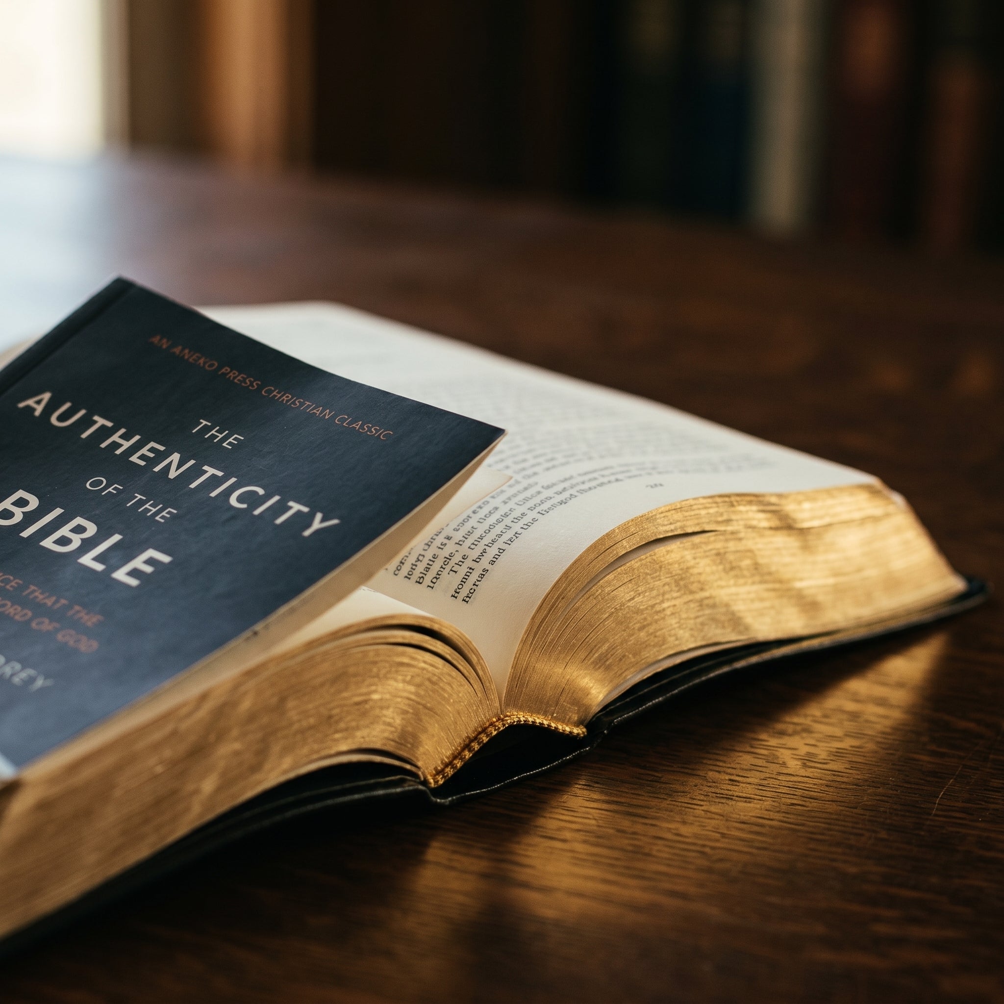 Studio photo of The Authenticity of the Bible: Assurance that the Bible is the Word of God in detail