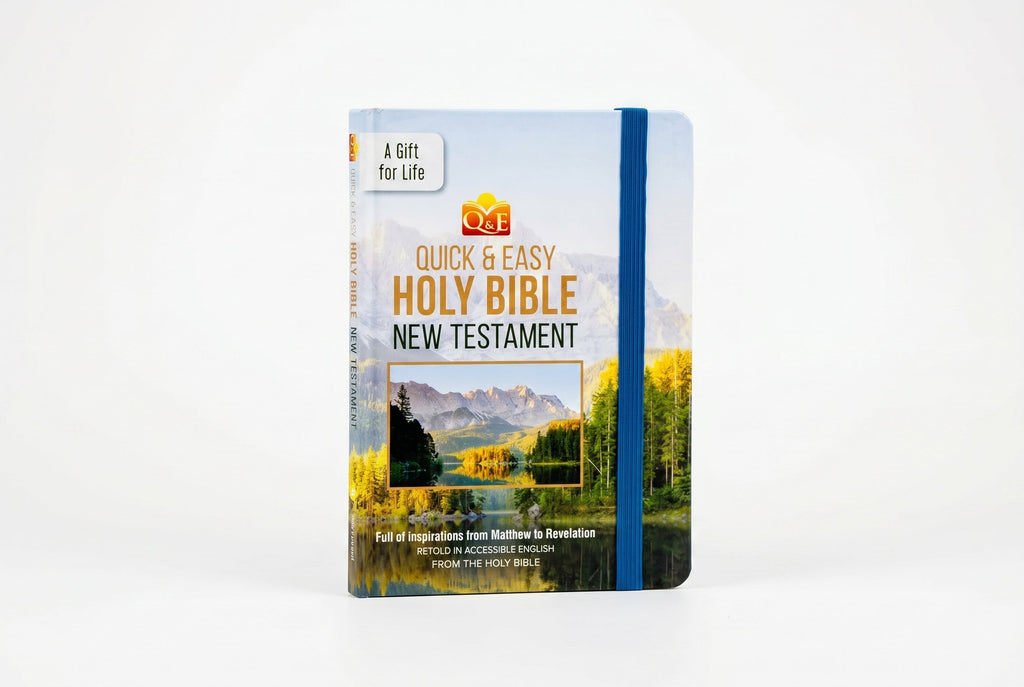 Studio photo of Quick & Easy Holy Bible in hero