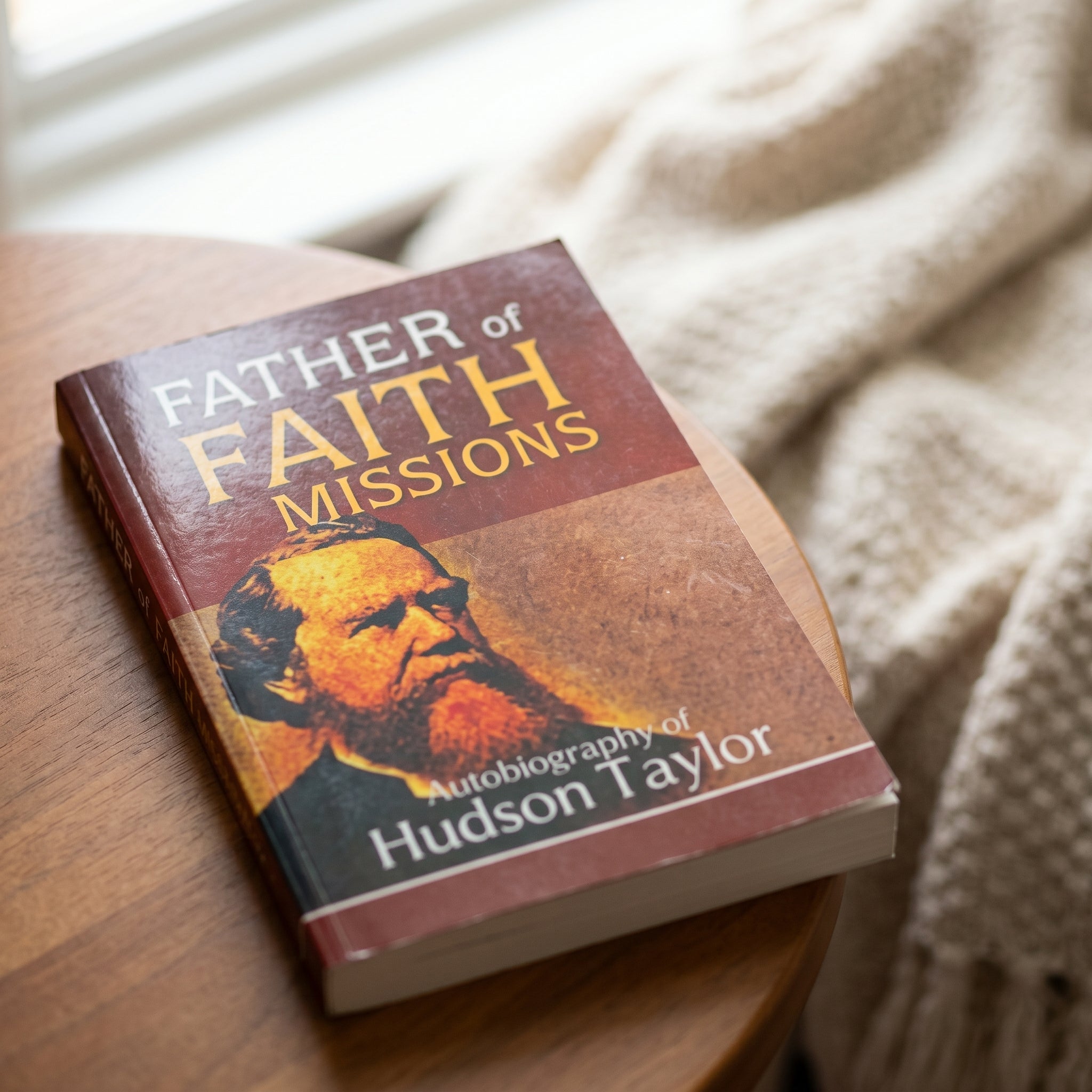 Studio photo of Father of Faith Missions: Autobiography of Hudson Taylor in detail