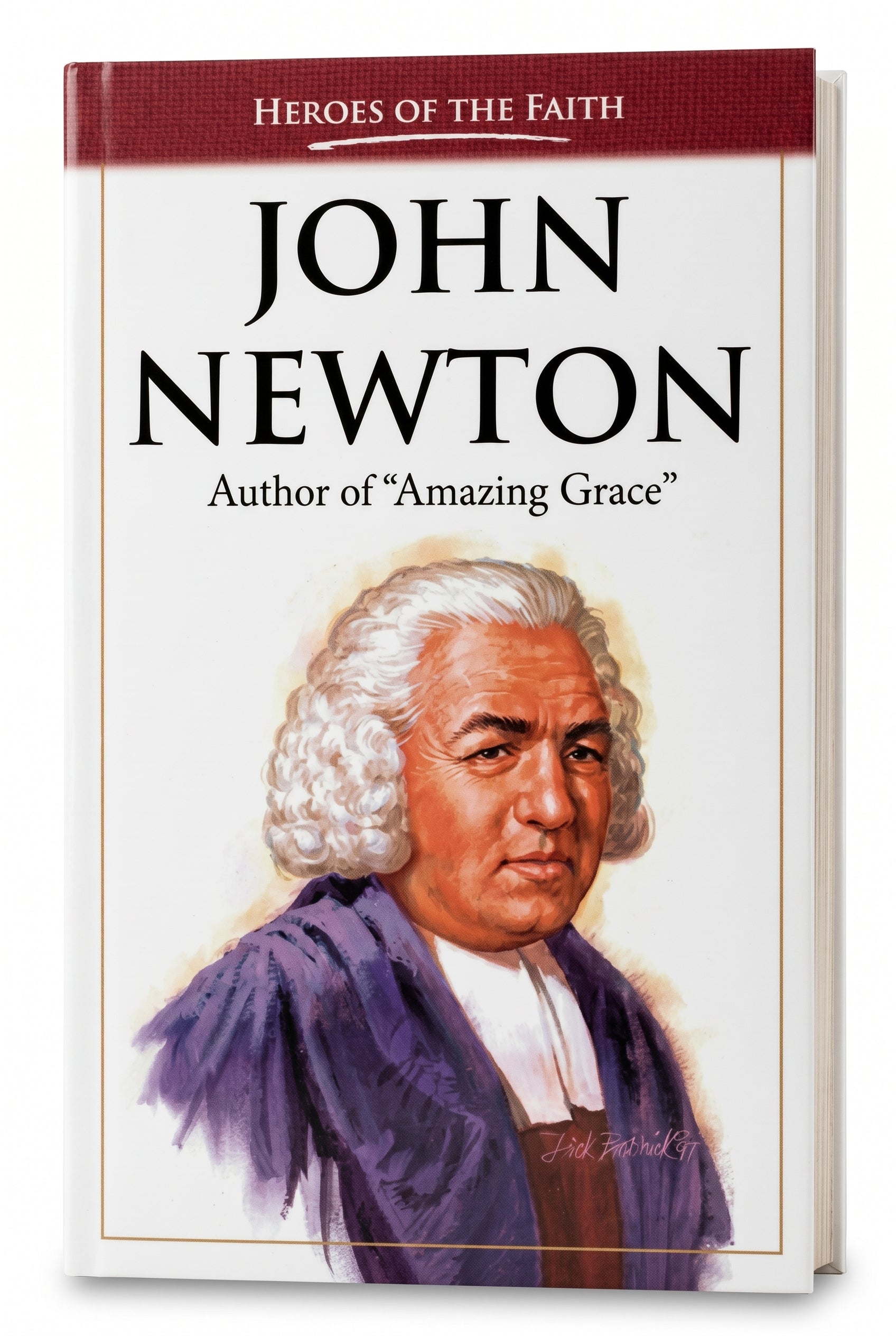 Studio photo of John Newton (Author of Amazing Grace) in hero