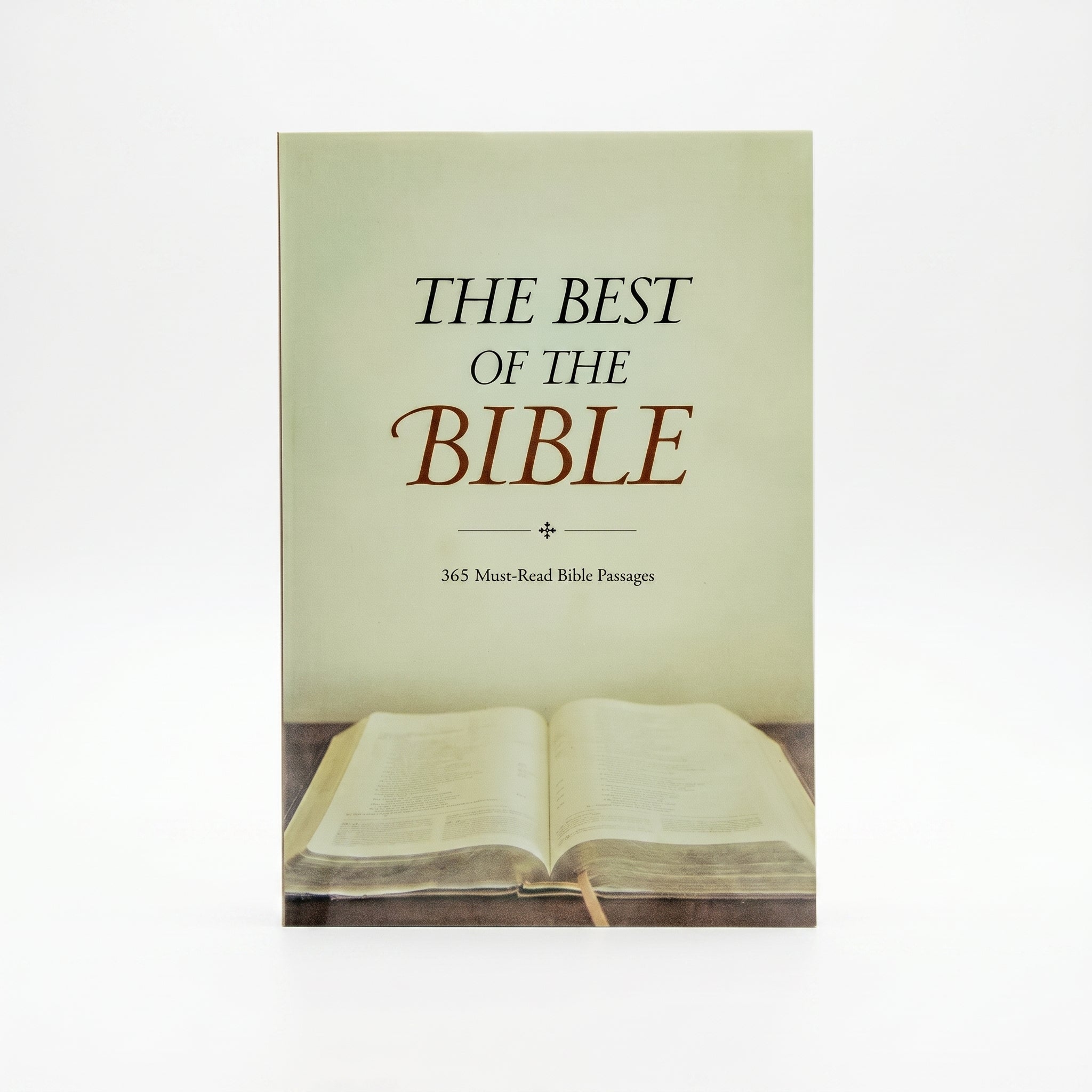 Studio photo of The Best of the Bible: 365 Must Read Bible Passages in hero