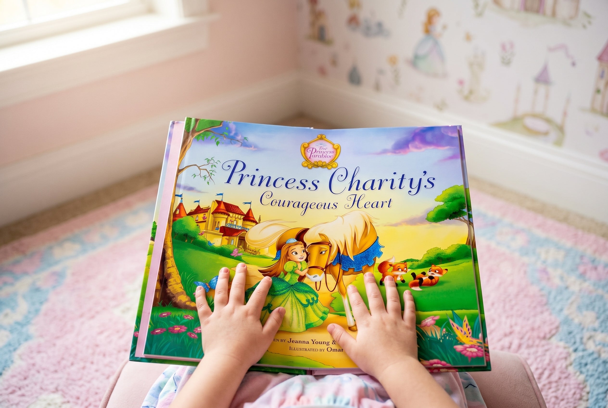 Studio photo of Princess Charity's Courageous Heart in lifestyle