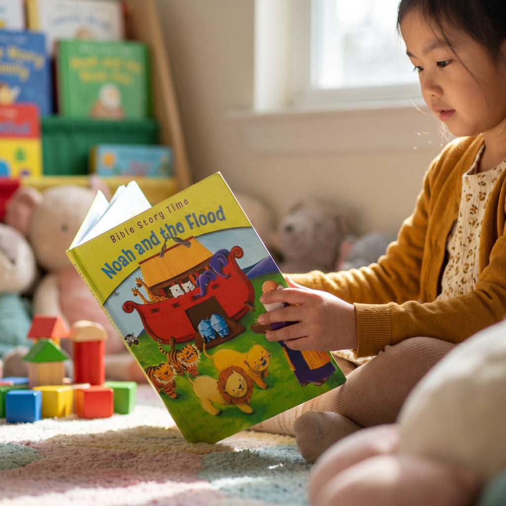 Studio photo of Noah and the Flood (Bible Story Time) in lifestyle
