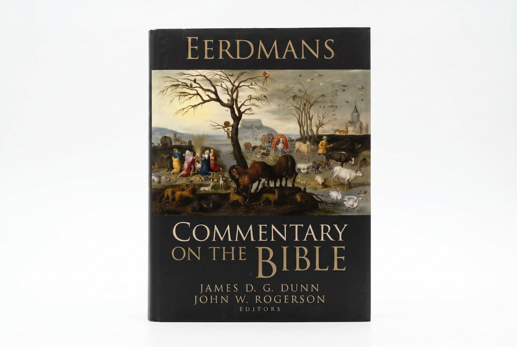 Studio photo of Eerdmans Commentary on the Bible in hero