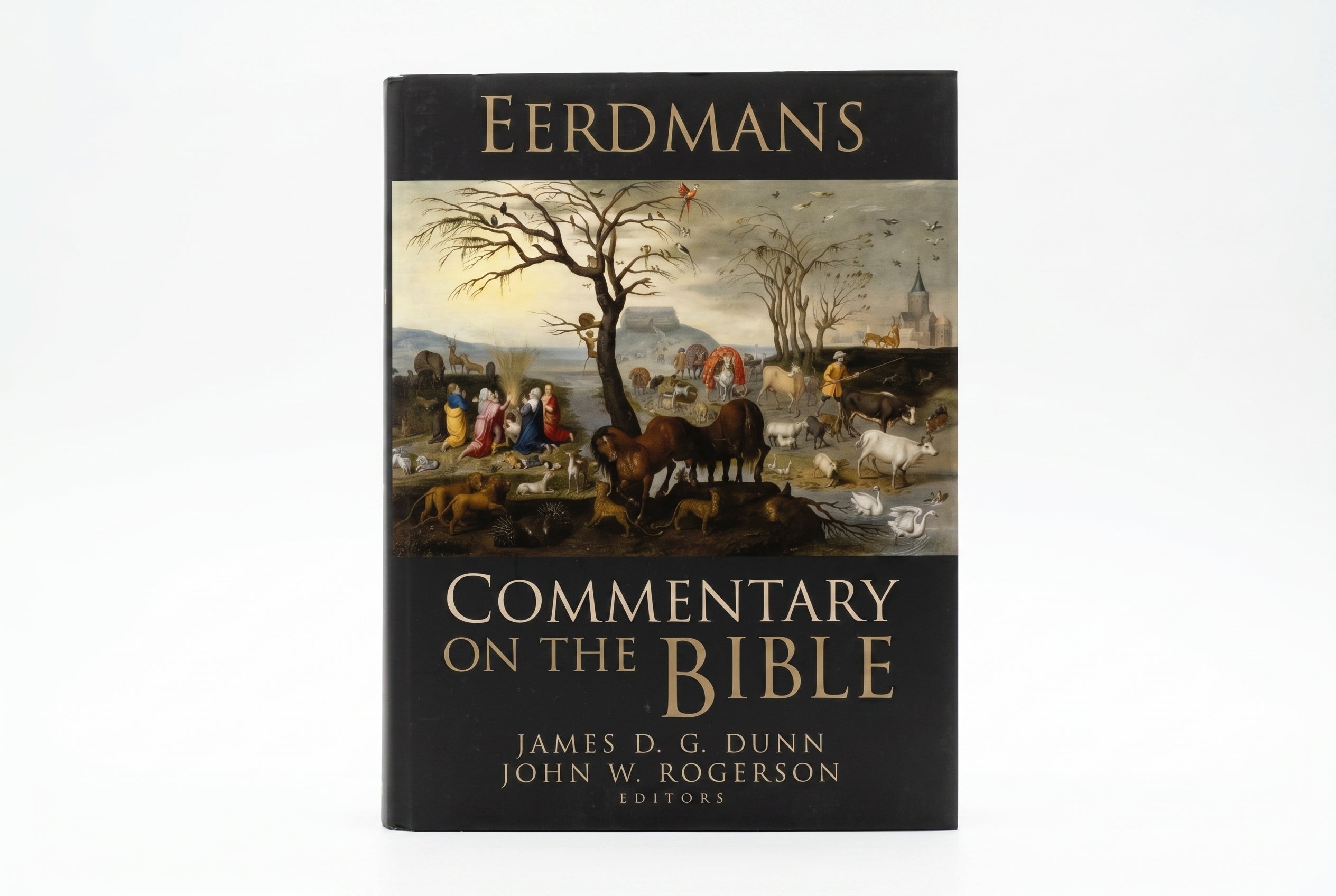 Studio photo of Eerdmans Commentary on the Bible in hero