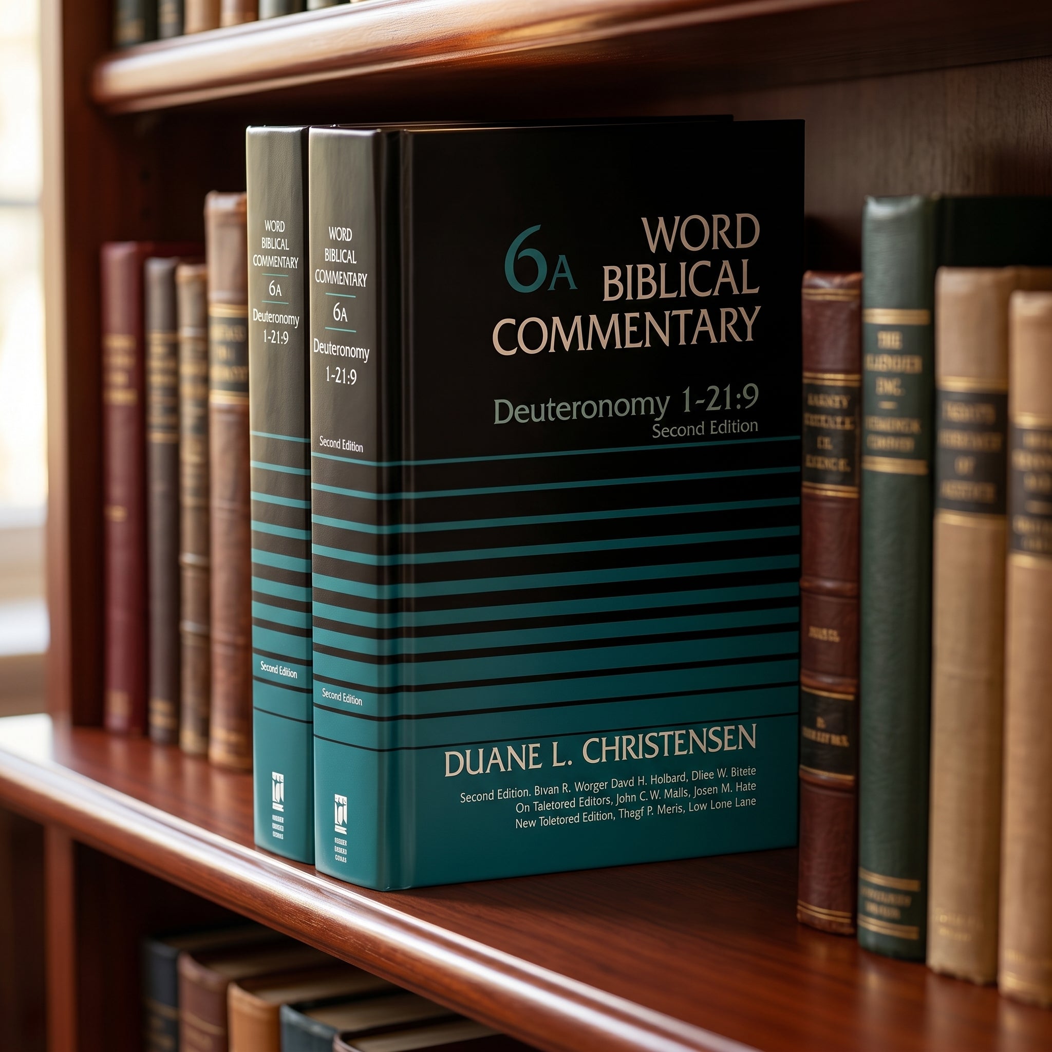 Studio photo of Deuteronomy (2-Volume Set---6A and 6B) (Word Biblical Commentary) in lifestyle
