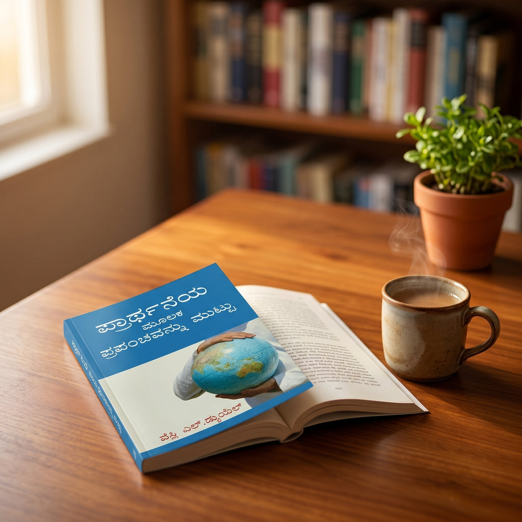 Studio photo of Touch the World through Prayer (Kannada) in lifestyle