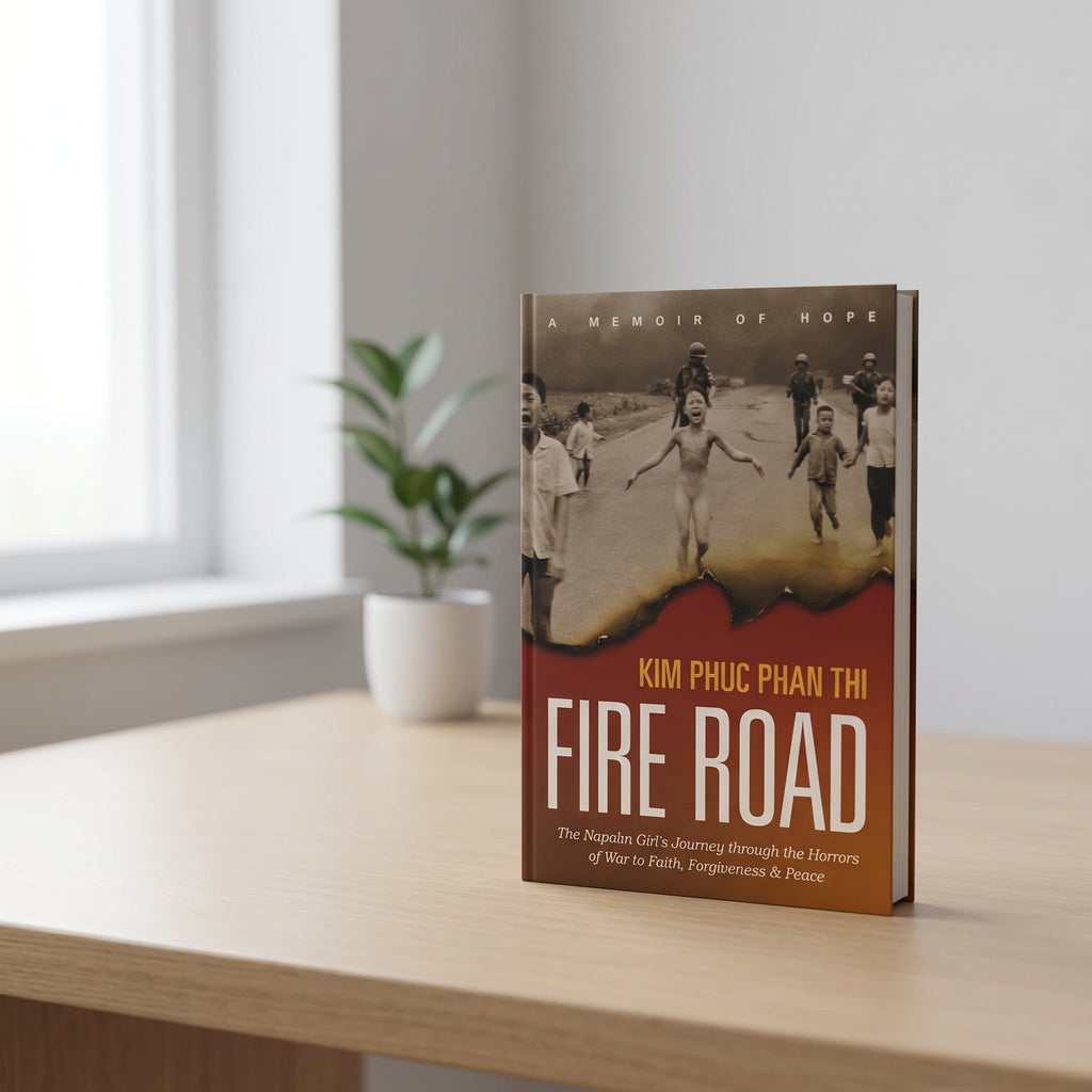 Studio photo of Fire Road: The Napalm Girl’s Journey through the Horrors of War to Faith, Forgiveness, and Peace in lifestyle