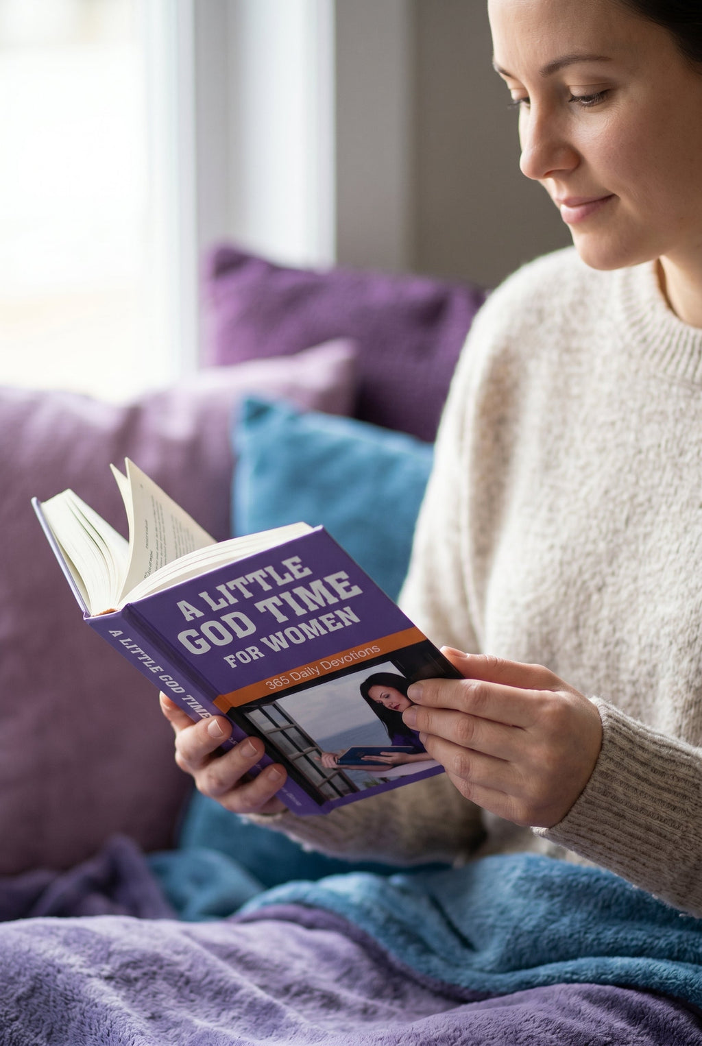 Studio photo of A Little God Time for Women: 365 Daily Devotions in lifestyle