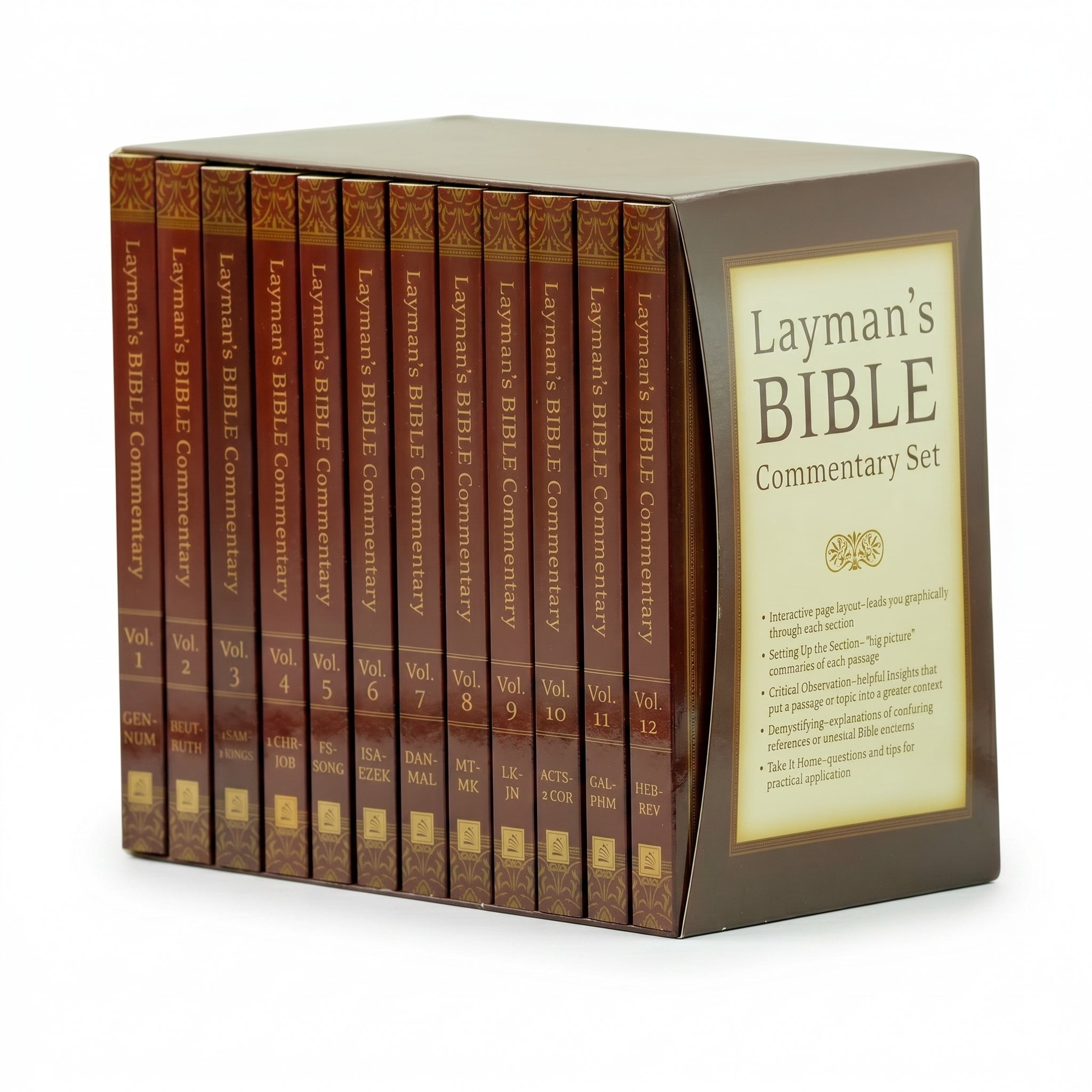 Studio photo of Layman's Bible Commentary Set in hero