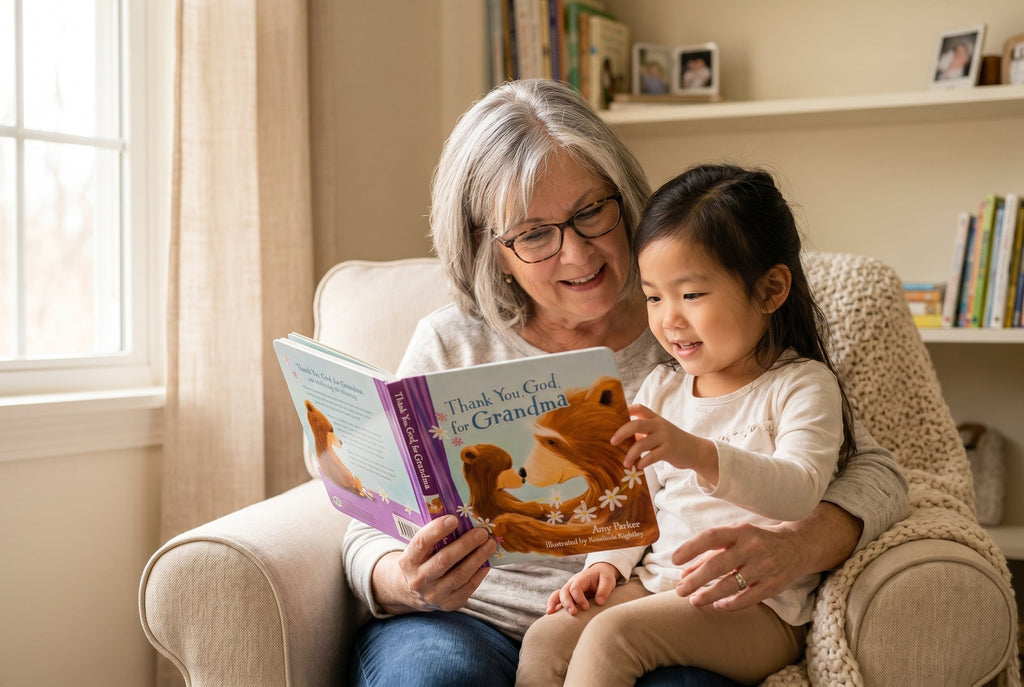 Studio photo of Thank You God for Grandma in lifestyle
