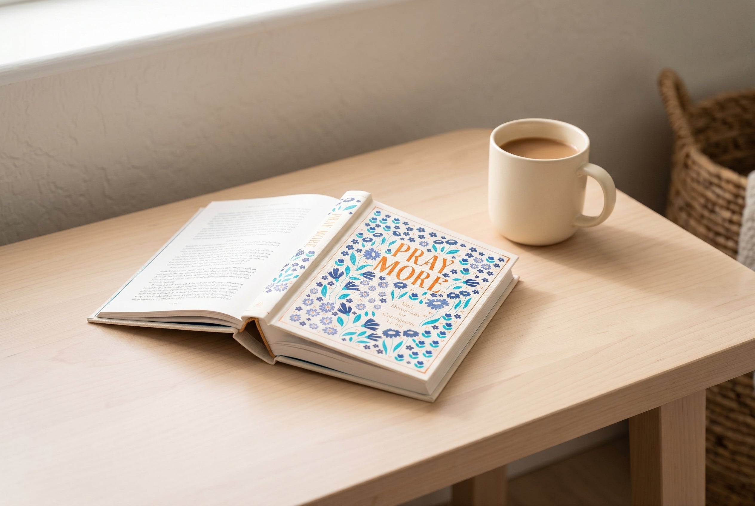 Studio photo of Pray More: Daily Devotions for Courageous Living in lifestyle
