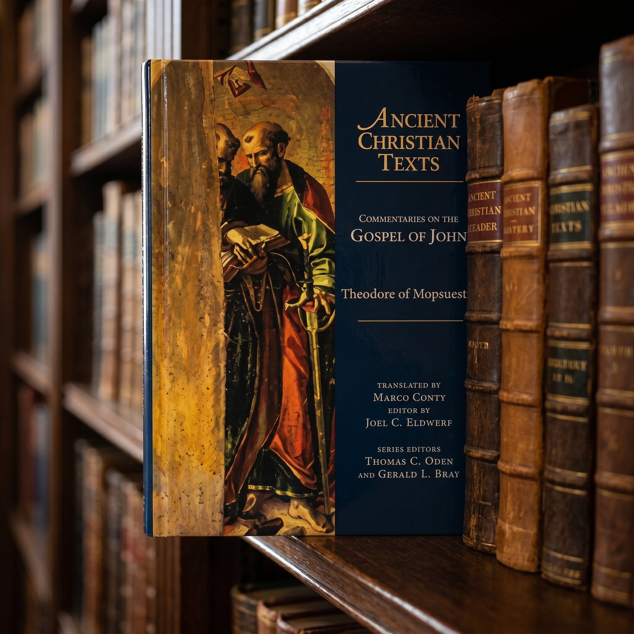 Studio photo of Commentary on the Gospel of John (Ancient Christian Texts) in lifestyle