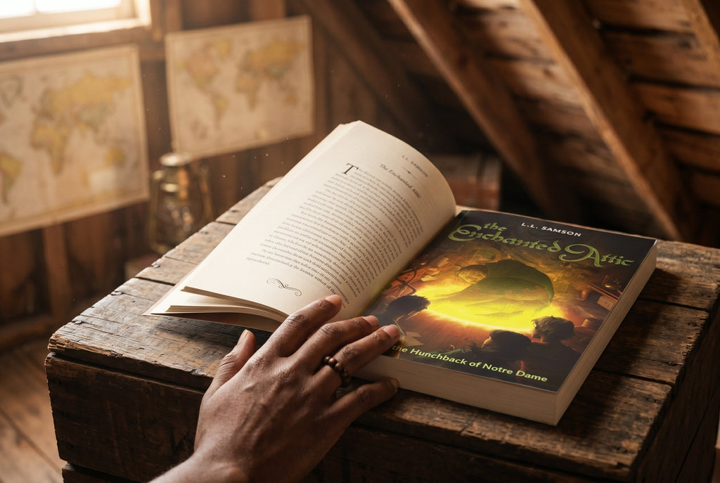 Studio photo of The Enchanted Attic: Facing the Hunchback of Notre Dame in lifestyle