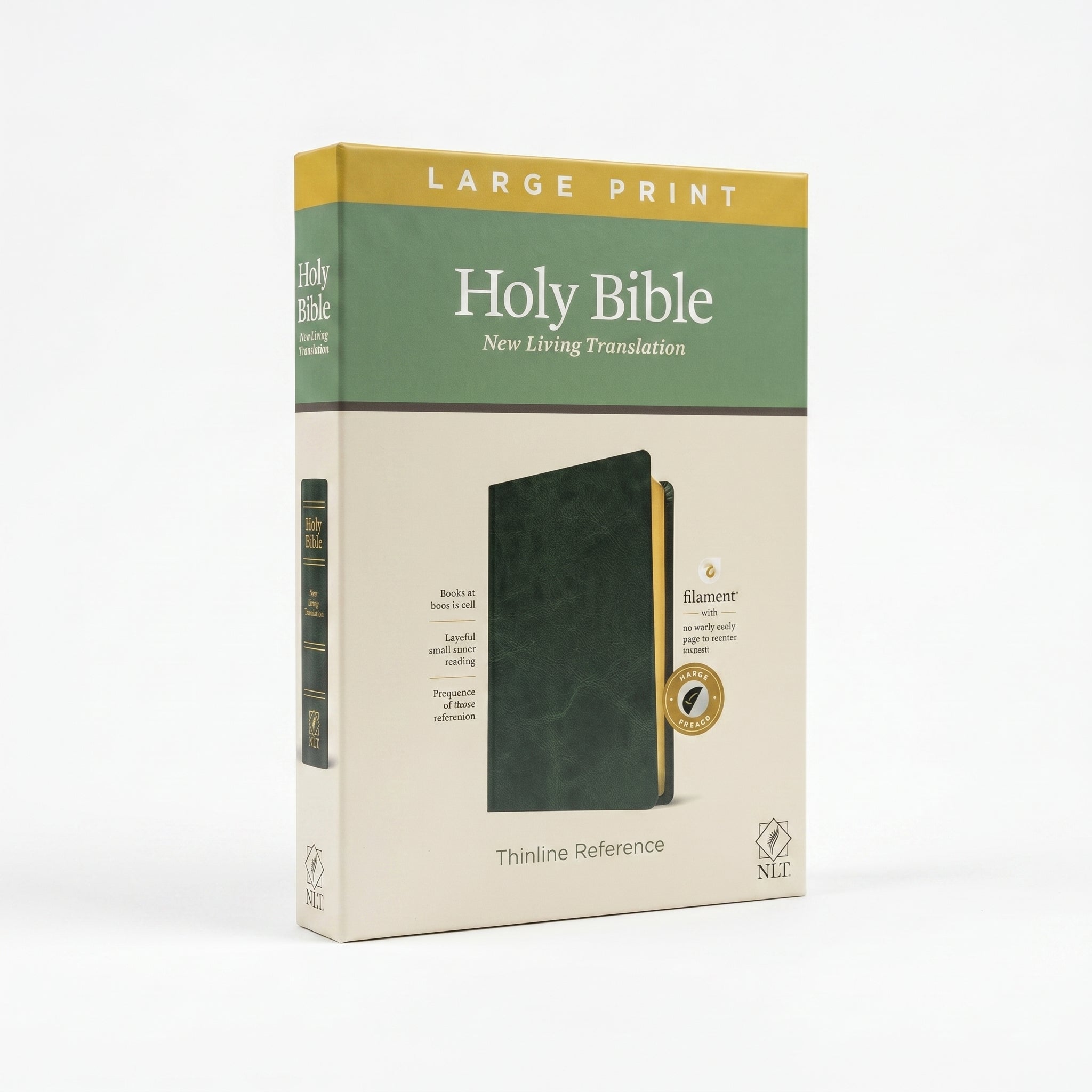 NLT Large Print Thinline Reference Holy  + The Expanded Bible New Testament: Study  Combo