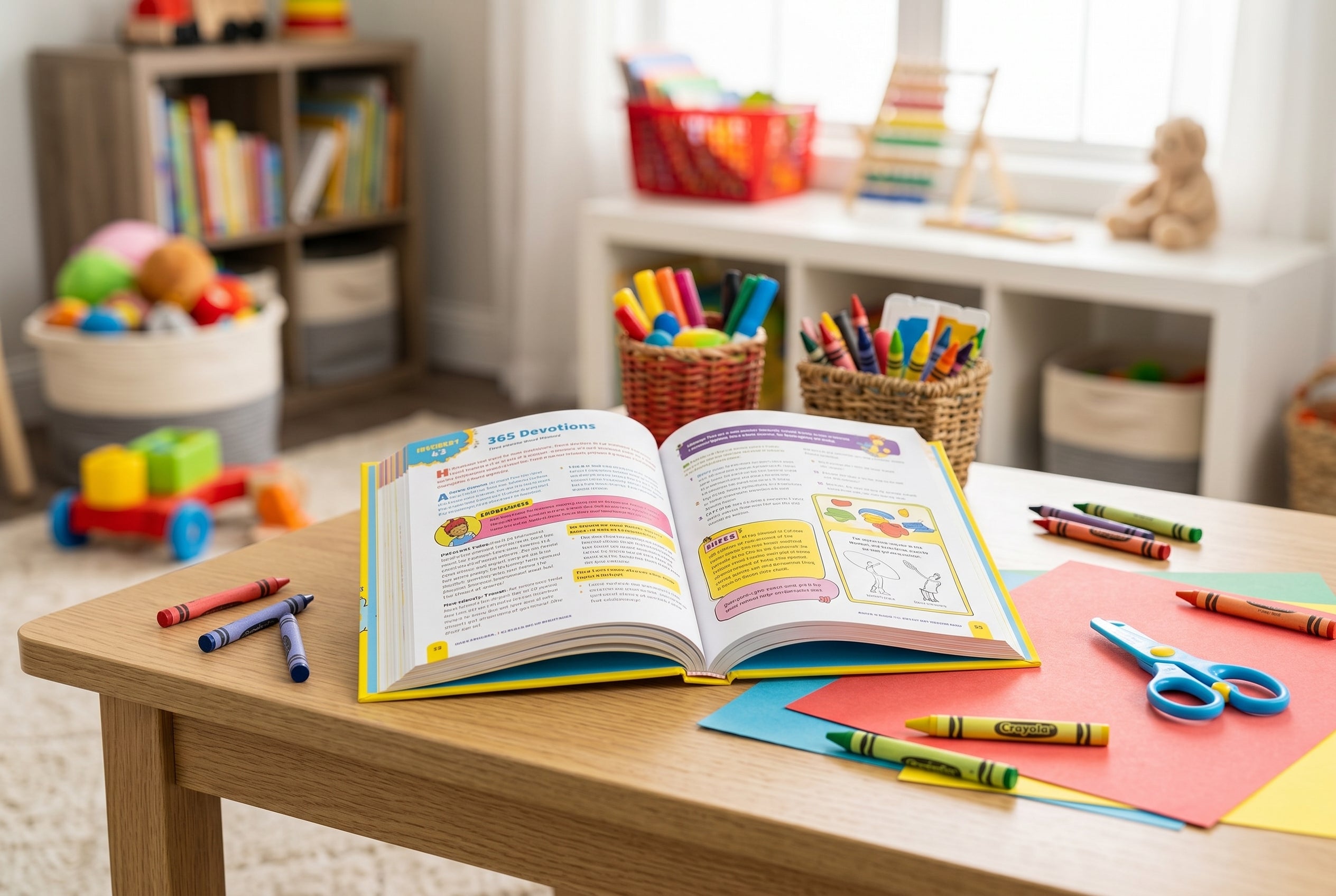 Studio photo of Hands-On Bible: 365 Devotions for Kids in lifestyle