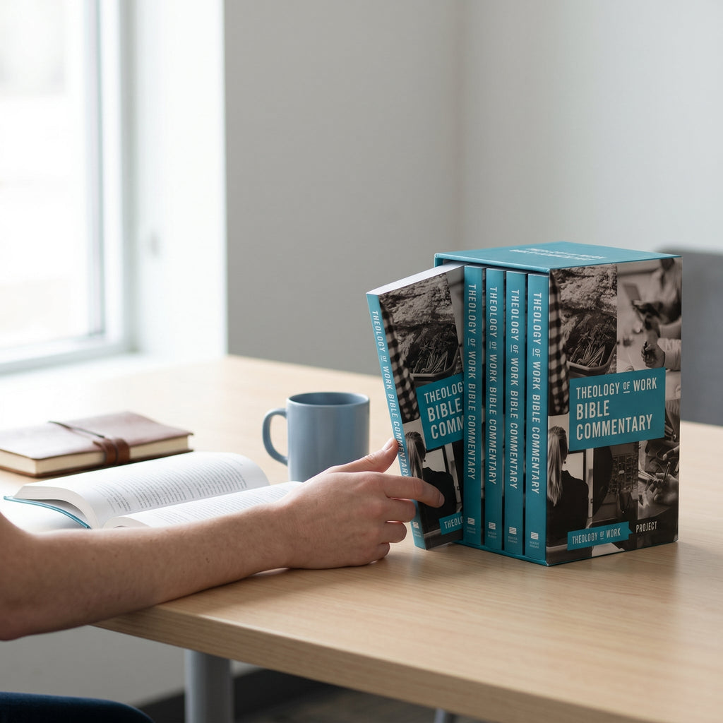 Studio photo of Theology of Work Bible Commentary Boxed Set, 5 Volumes in lifestyle