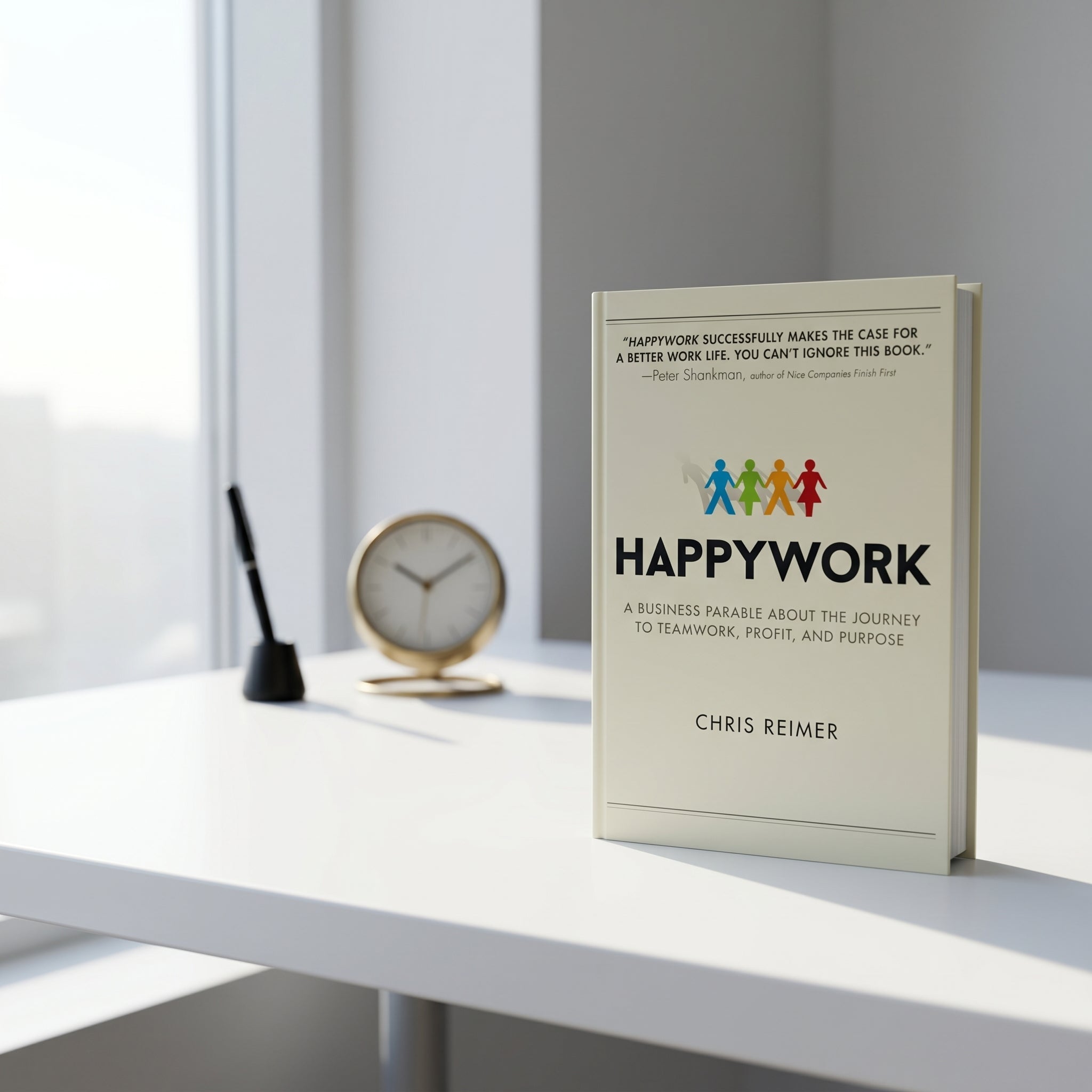Studio photo of Happywork: A Business Parable About the Journey to Teamwork, Profit, and Purpose in lifestyle