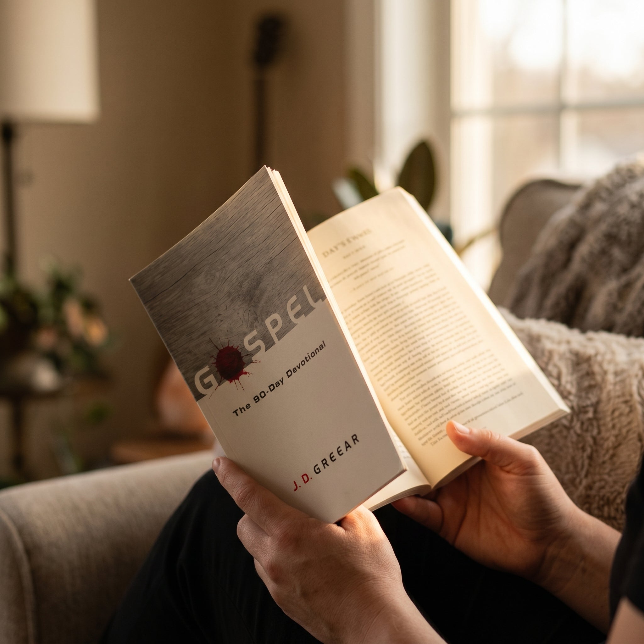 Studio photo of Gospel: The 90-Day Devotional in lifestyle