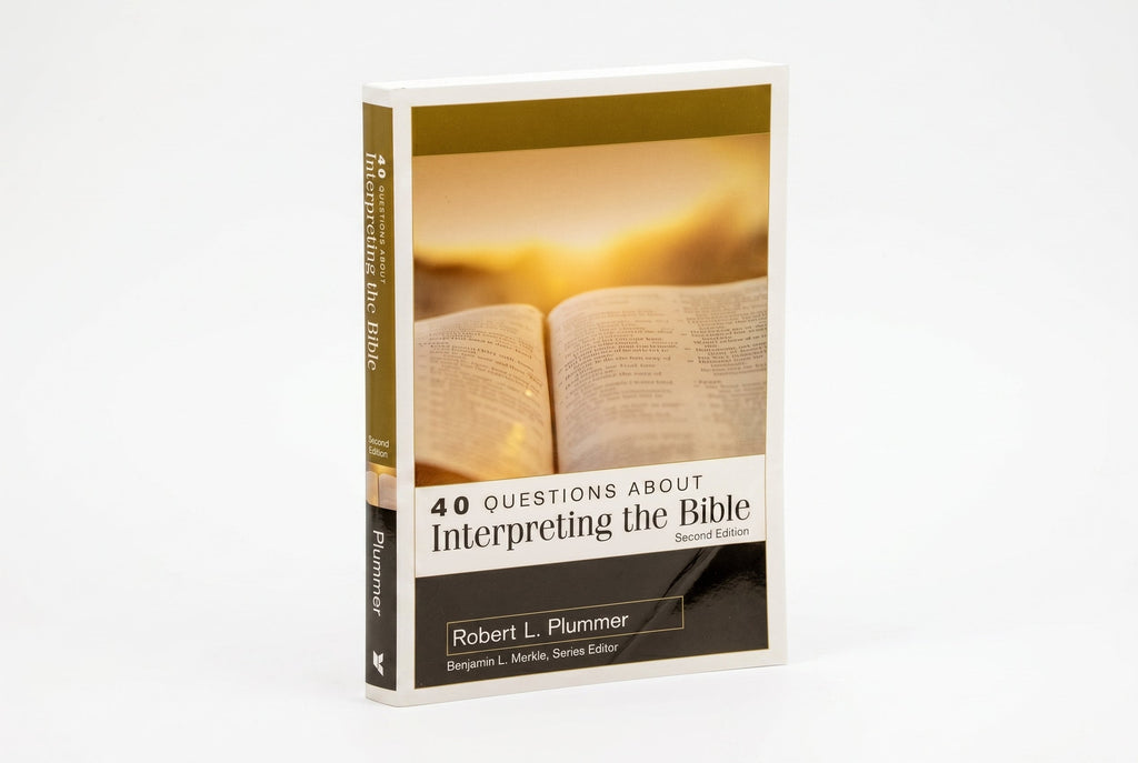 Studio photo of 40 Questions About Interpreting the Bible in hero