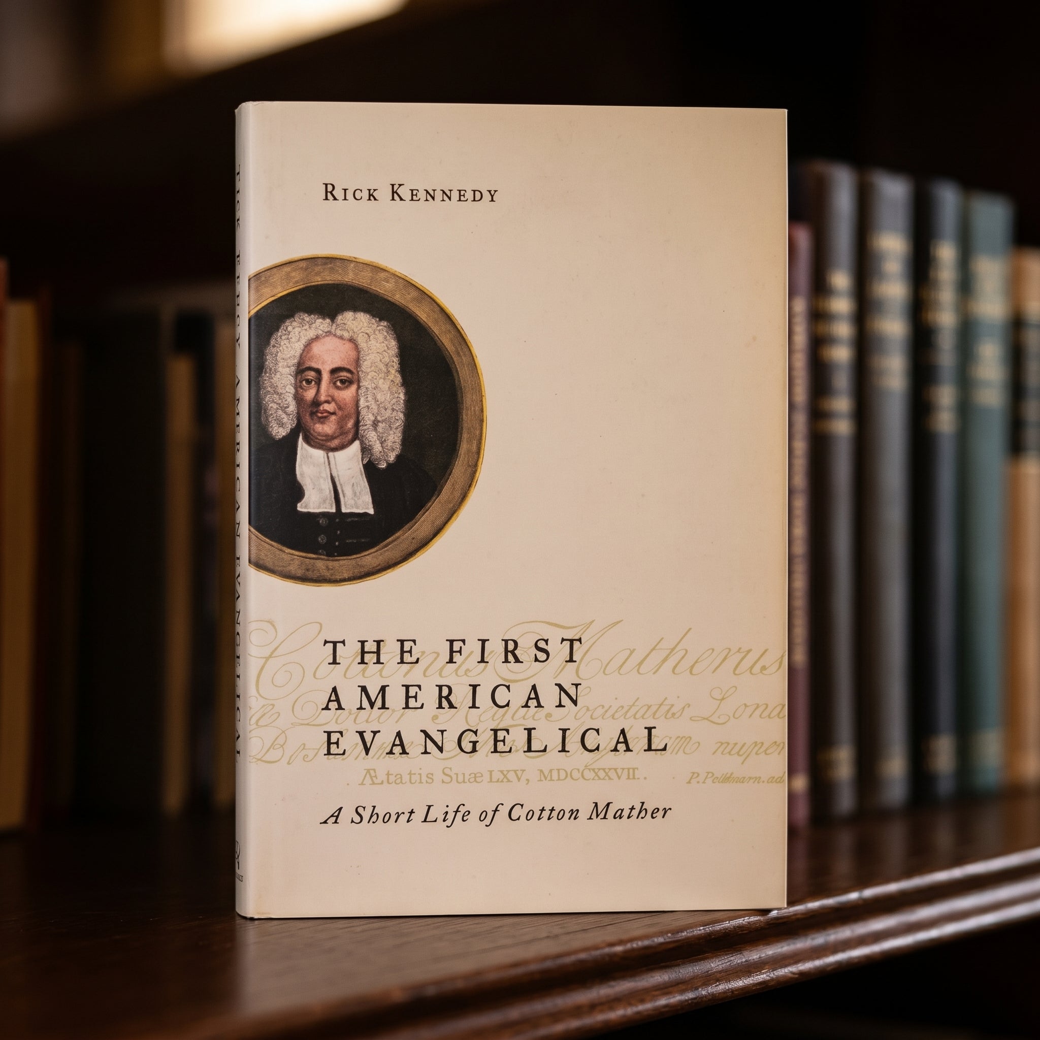 Studio photo of The First American Evangelical: A Short Life of Cotton Mather in detail