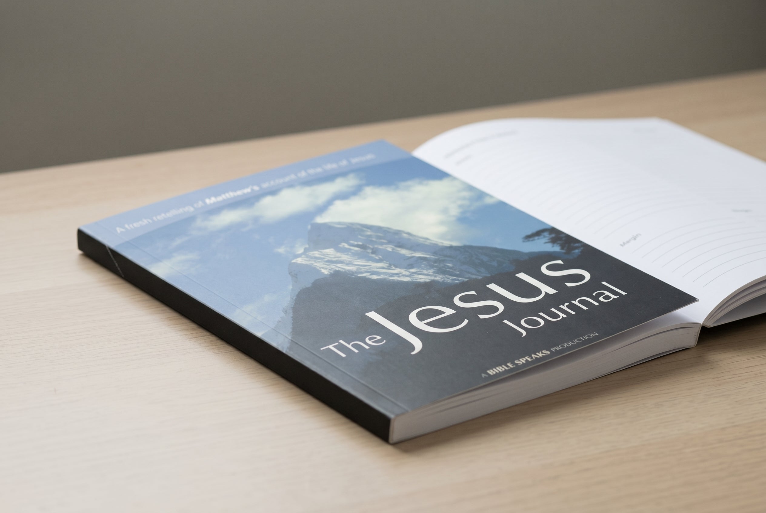 Studio photo of The Jesus Journal in detail