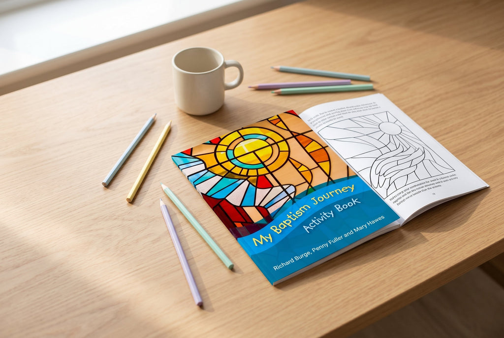 Studio photo of My Baptism Journey, Activity Book, Paperback in lifestyle