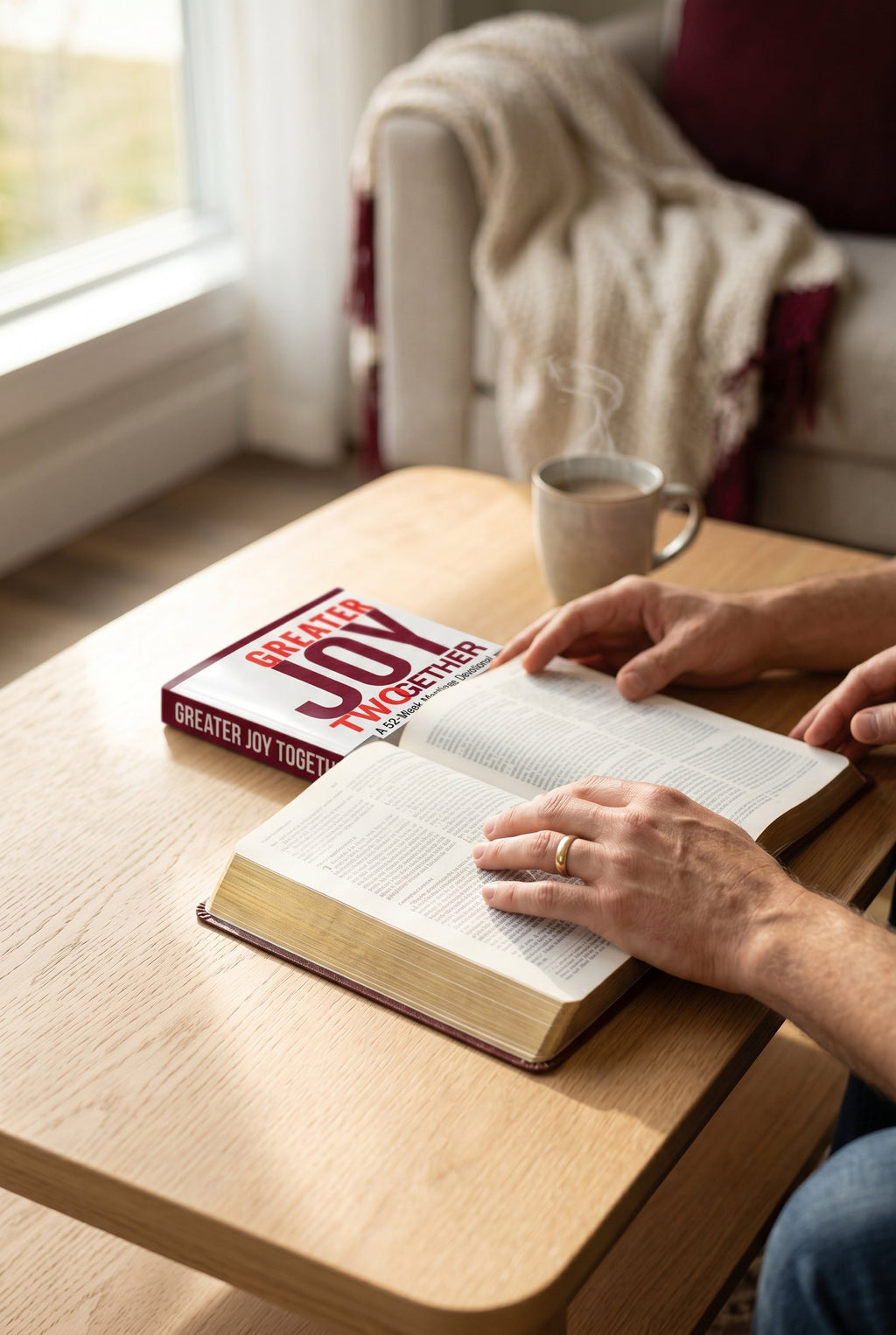 Studio photo of Greater Joy Twogether: A 52 Week Marriage Devotional in lifestyle