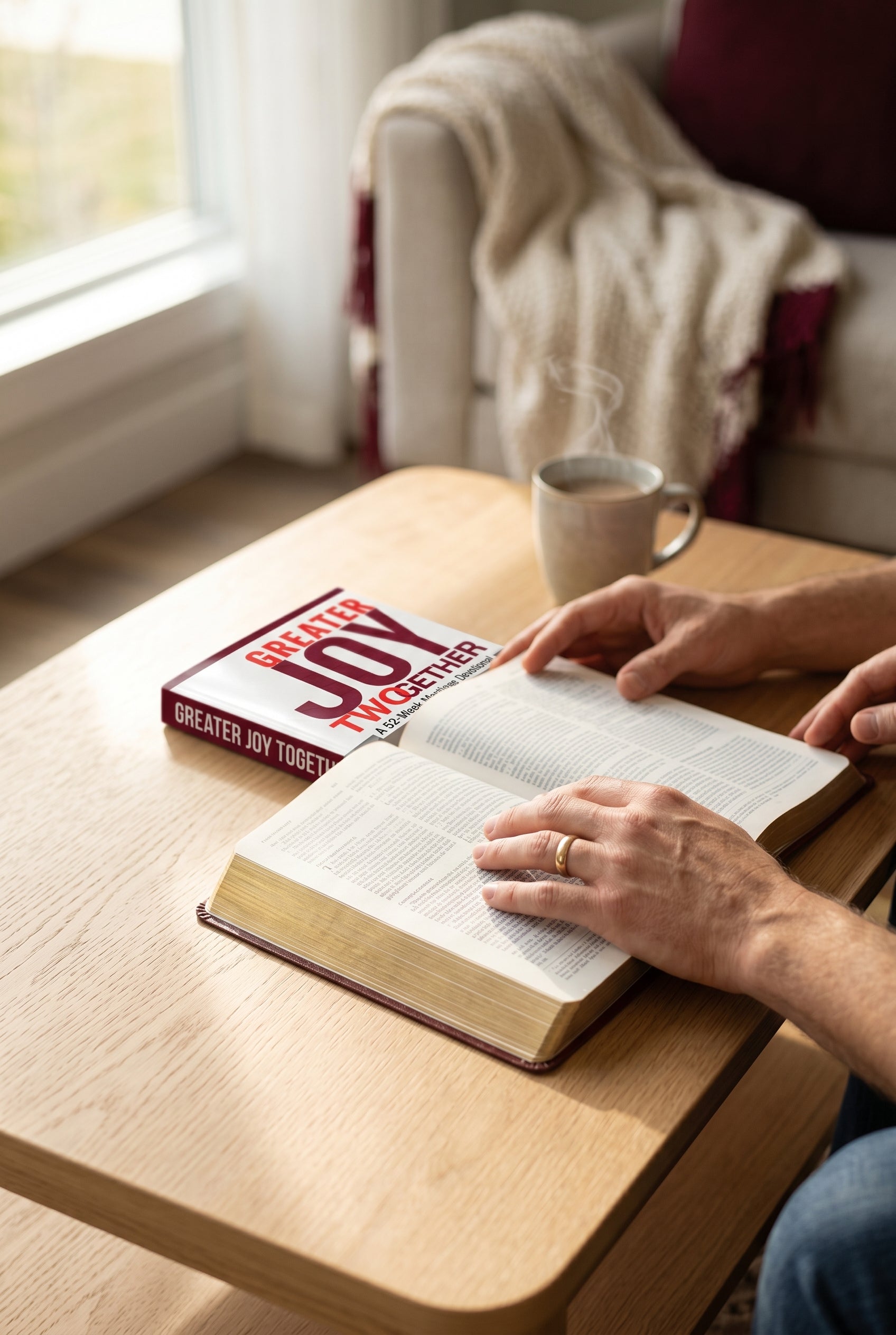 Studio photo of Greater Joy Twogether: A 52 Week Marriage Devotional in lifestyle