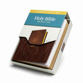 KJV Large Print Thinline Reference Bible + NKJV Ancient-Modern Bible: One Faith Han Combo