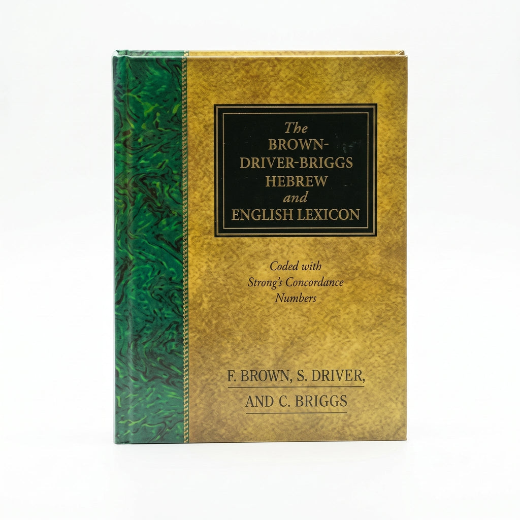 Studio photo of The Brown-Driver-Briggs Hebrew and English Lexicon in hero