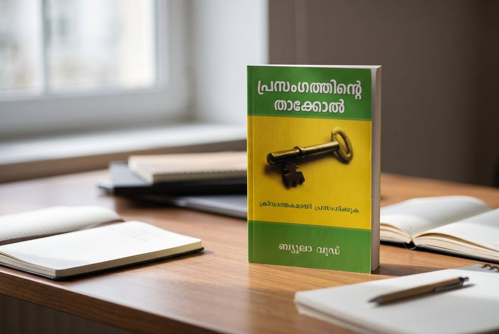 Studio photo of Turn the Key to Create and Preach More Effectively (Malayalam) in lifestyle