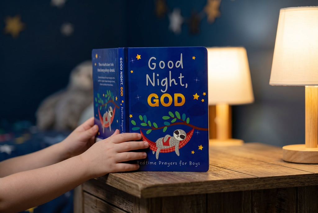 Studio photo of Good Night, God: Bedtime Prayers for Boys in lifestyle