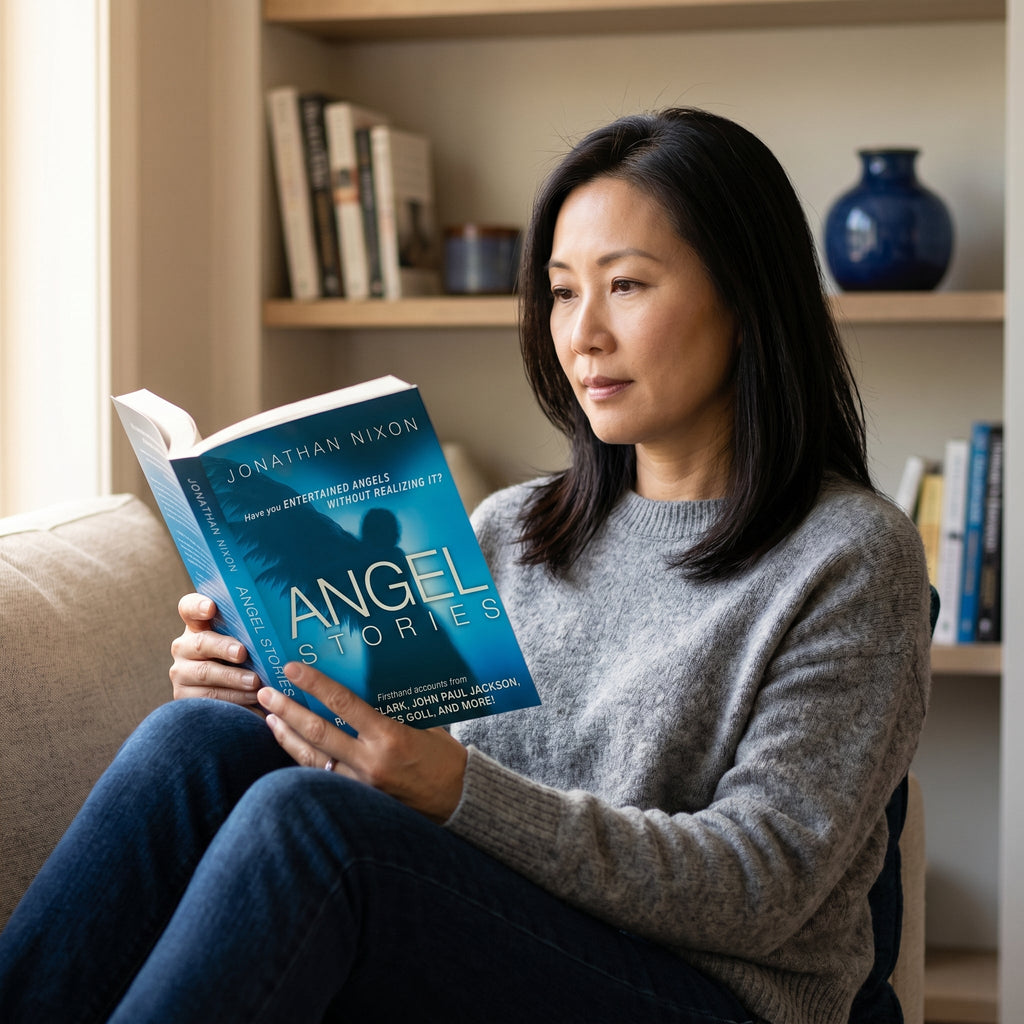 Studio photo of Angel Stories: Firsthand Accounts from Randy Clark, John Paul Jackson, James Goll, and more! in lifestyle