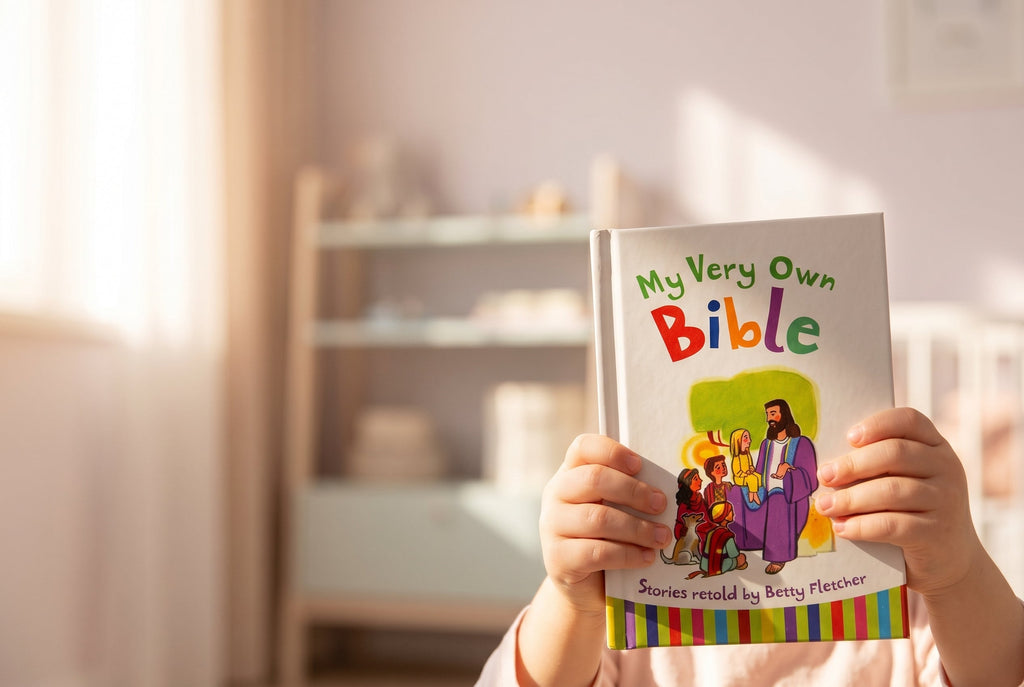 Studio photo of My Very Own Bible: Stories Retold by Betty Fletcher in lifestyle