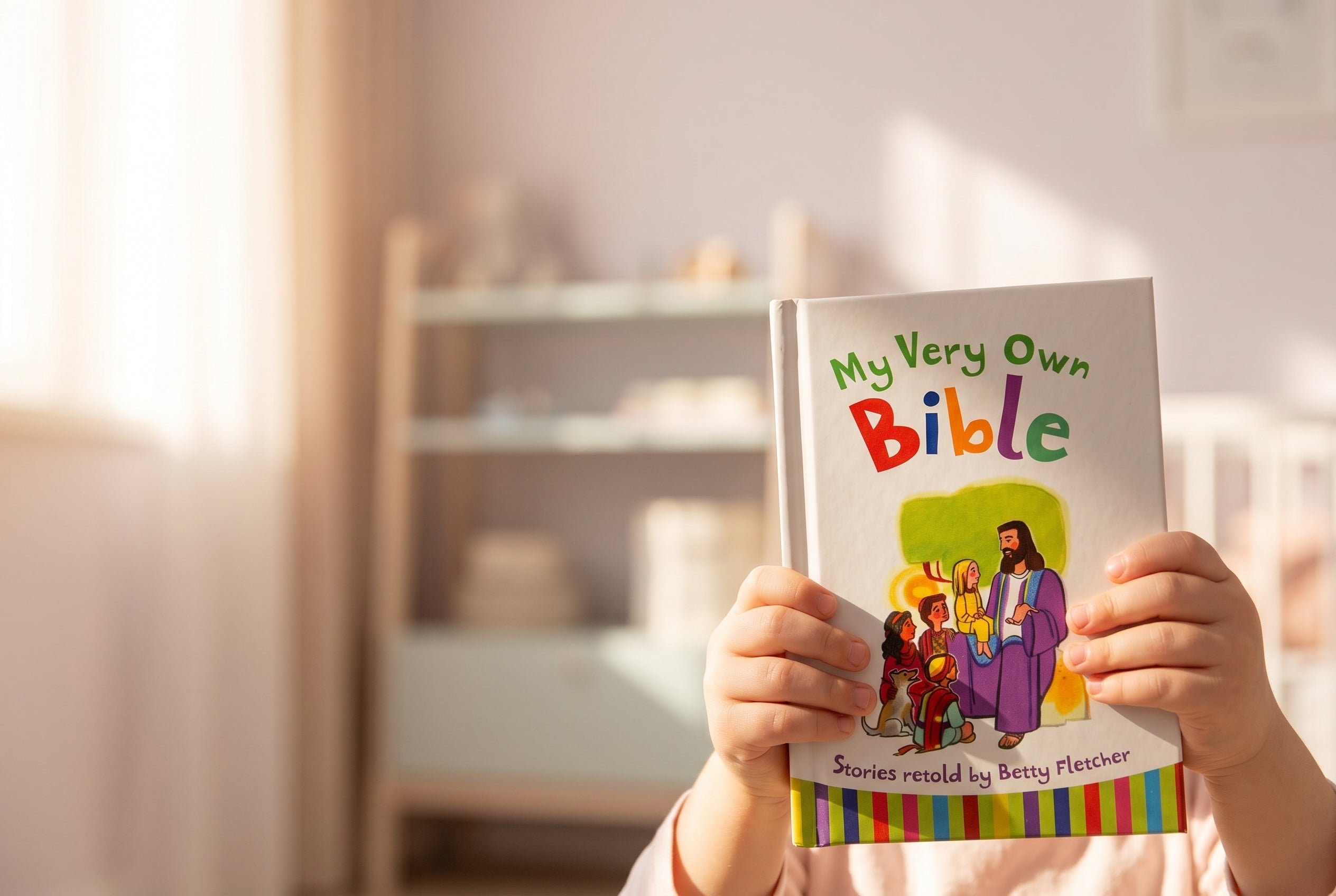 Studio photo of My Very Own Bible: Stories Retold by Betty Fletcher in lifestyle