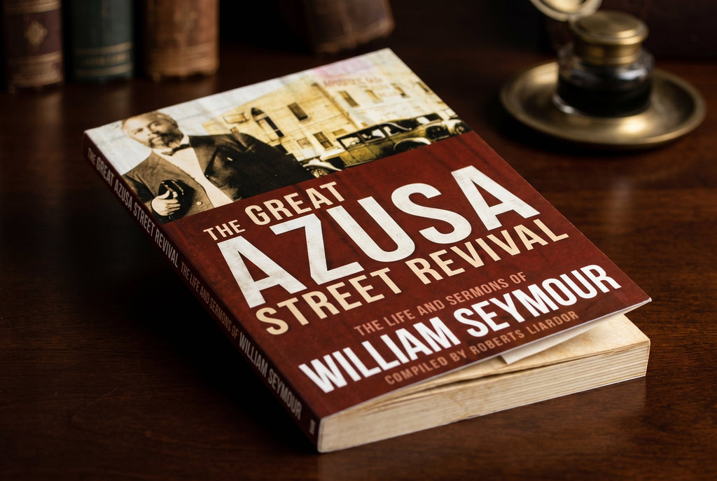 Studio photo of The Great Azusa Street Revival in detail