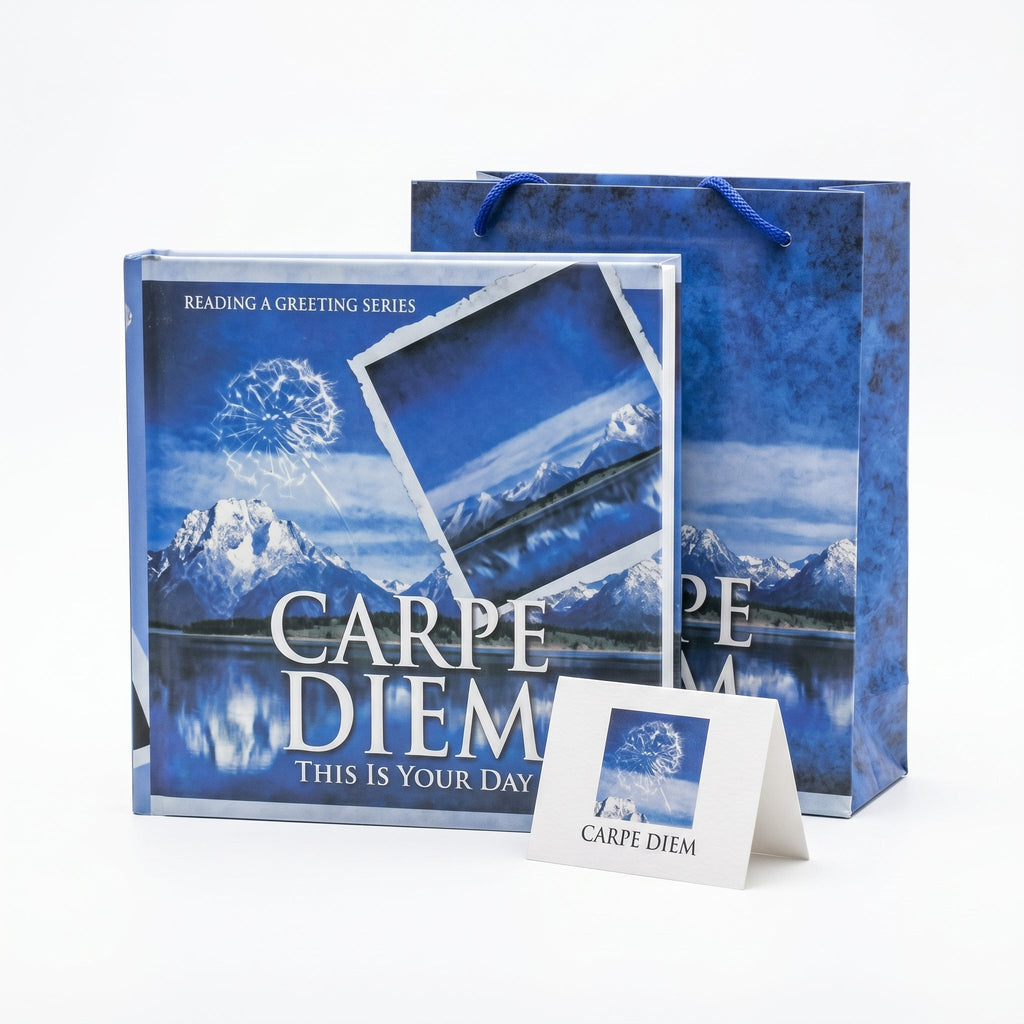 Studio photo of Reading A Greeting - Carpe Diem in lifestyle
