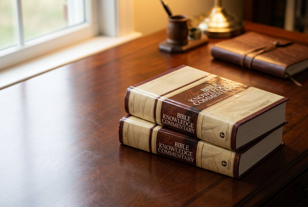Studio photo of The Bible Knowledge Commentary, 2 Volume Set in lifestyle
