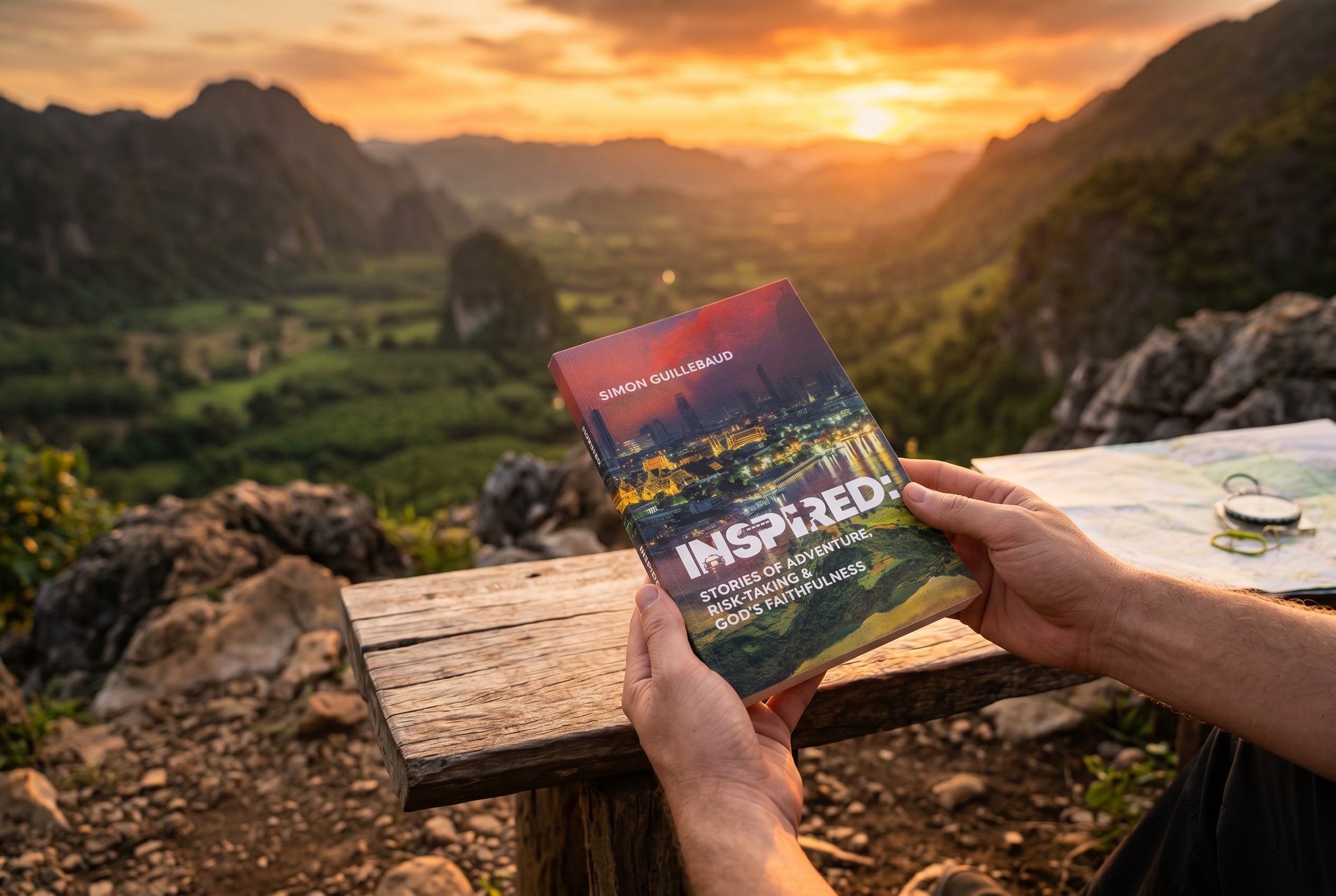 Studio photo of Inspired: Stories of Adventure, Risk-taking & God's Faithfulness in lifestyle