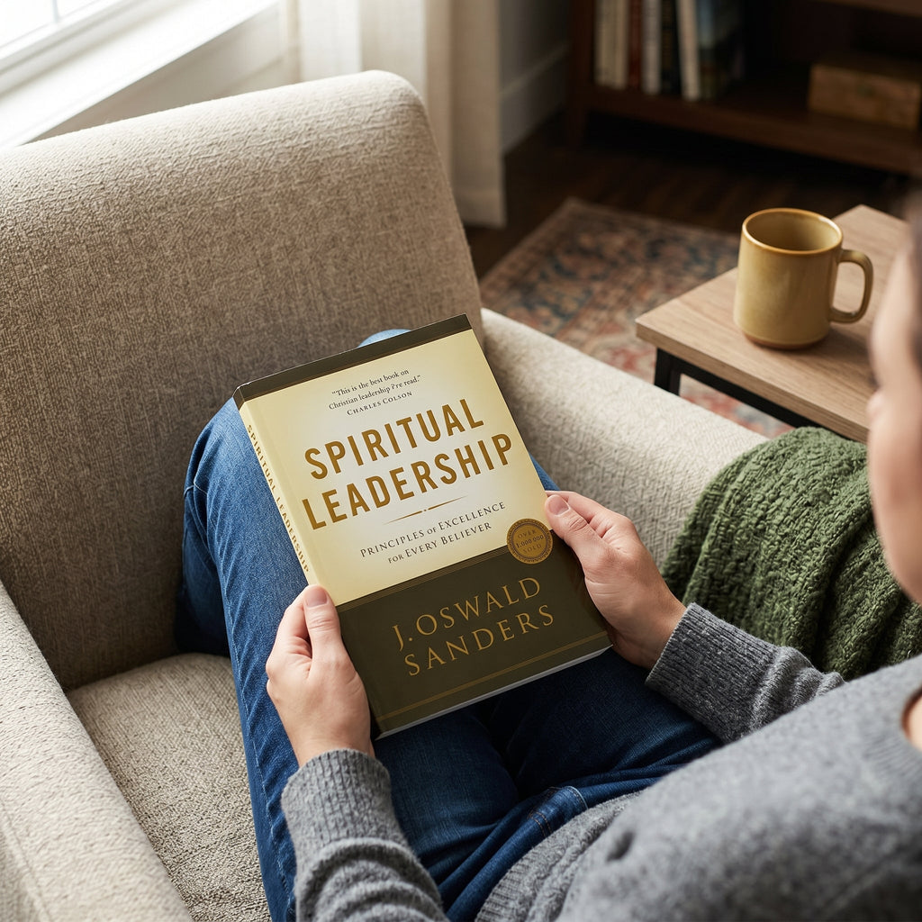 Studio photo of Spiritual Leadership: Principles of Excellence For Every Believer (Sanders Spiritual Growth Series) in lifestyle